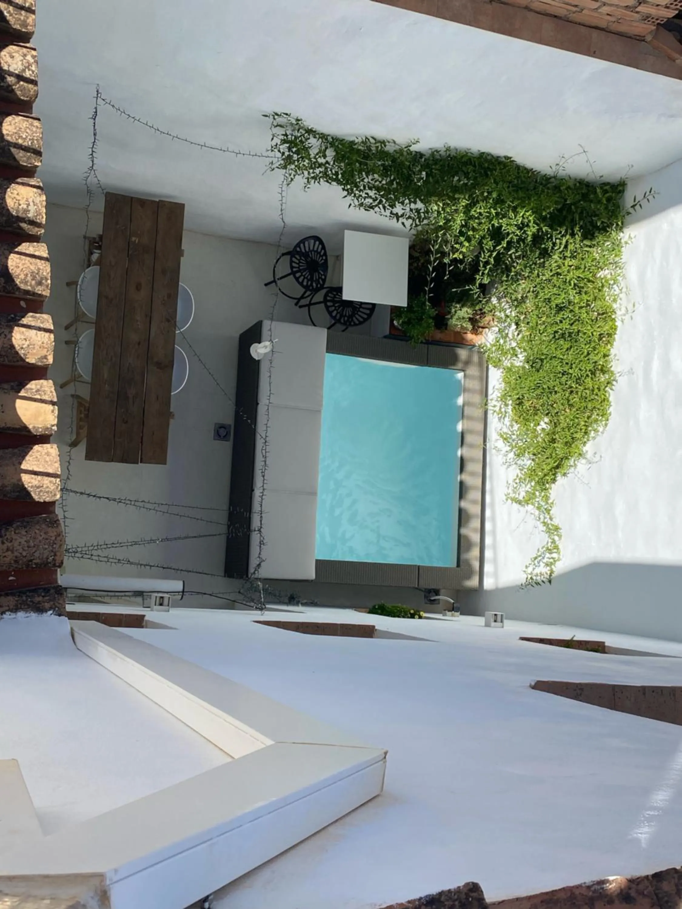 Inner courtyard view in Casa Limon