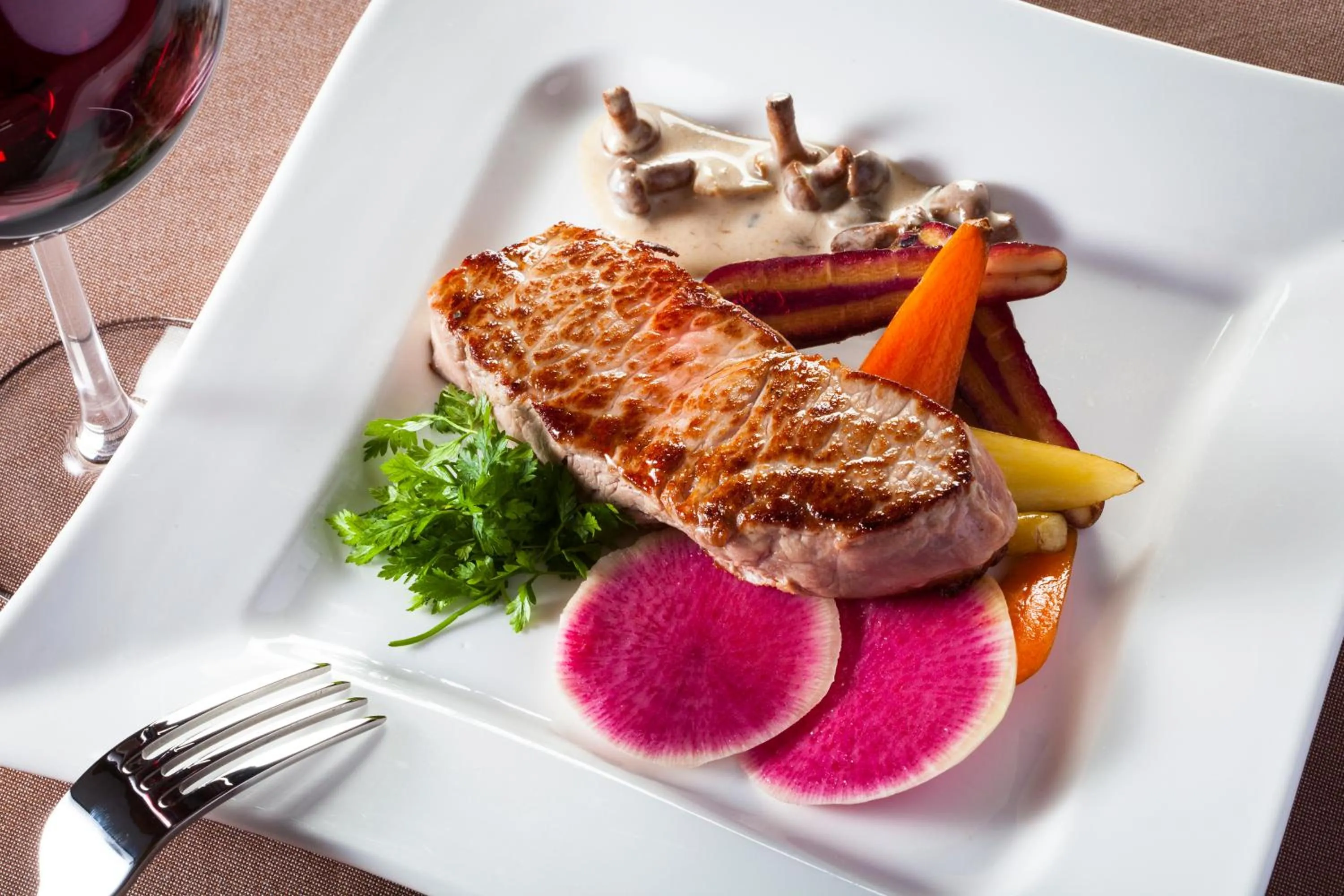 Dinner in Le Calgary