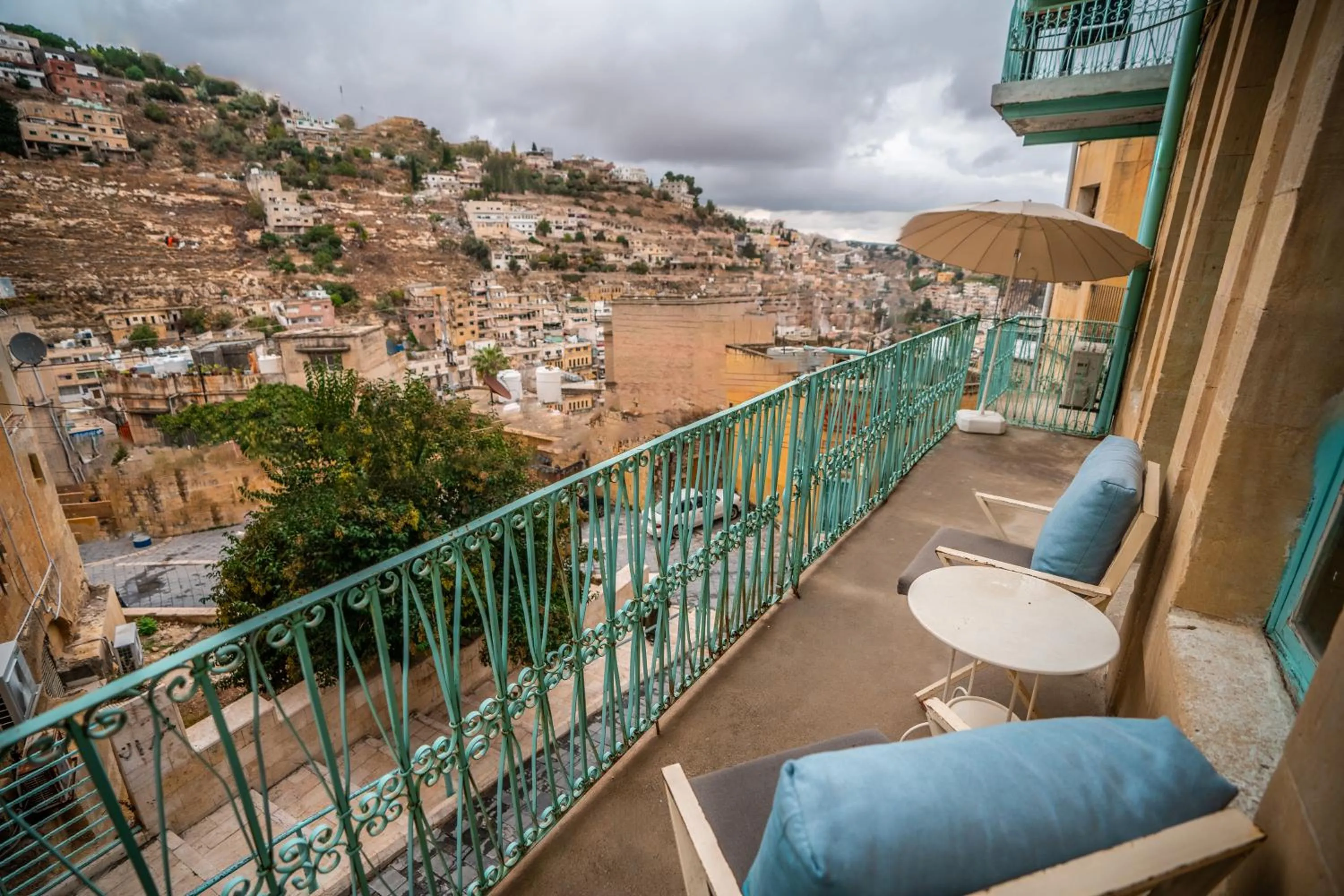 Balcony/Terrace in Jordan Heritage Madhafa
