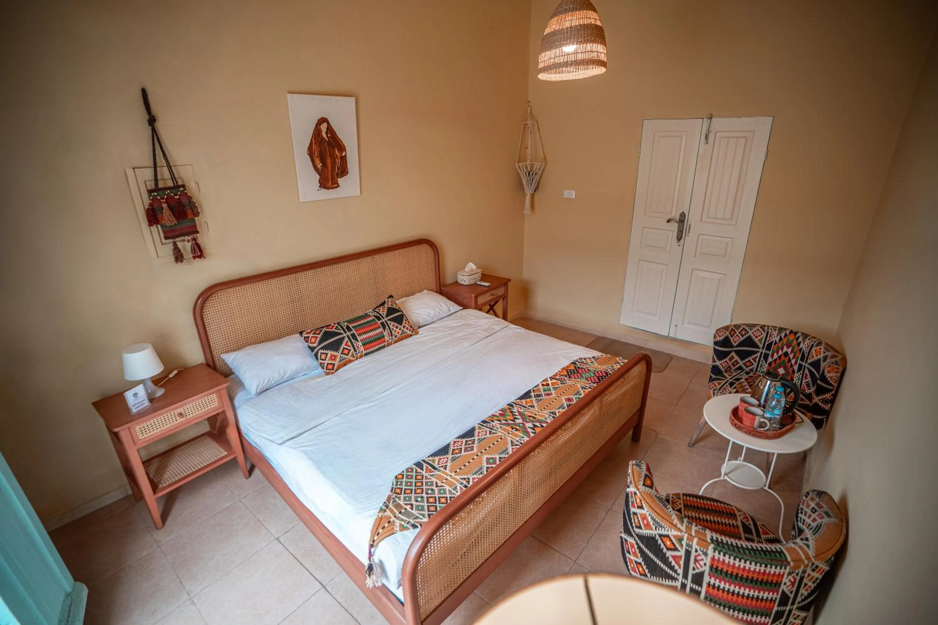 Photo of the whole room, Bed in Jordan Heritage Madhafa