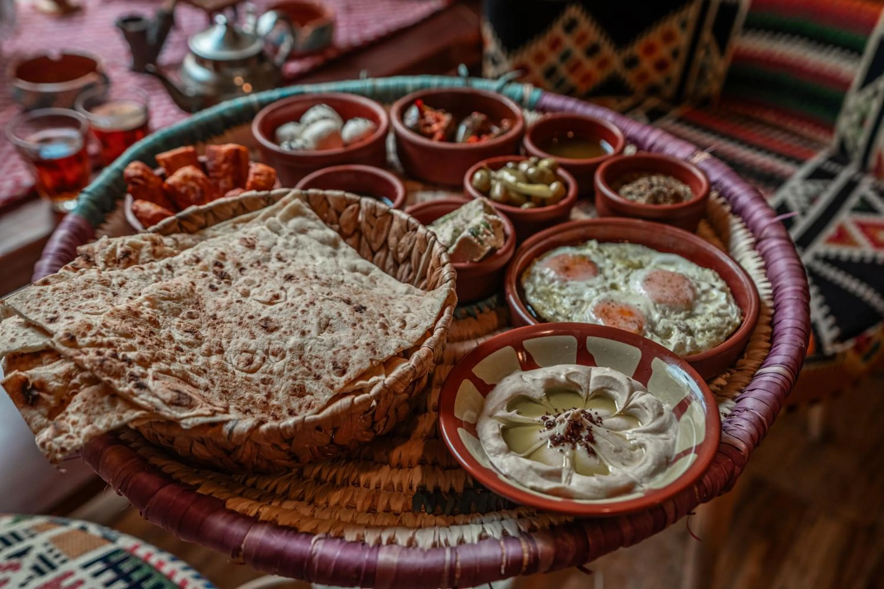 Food in Jordan Heritage Madhafa