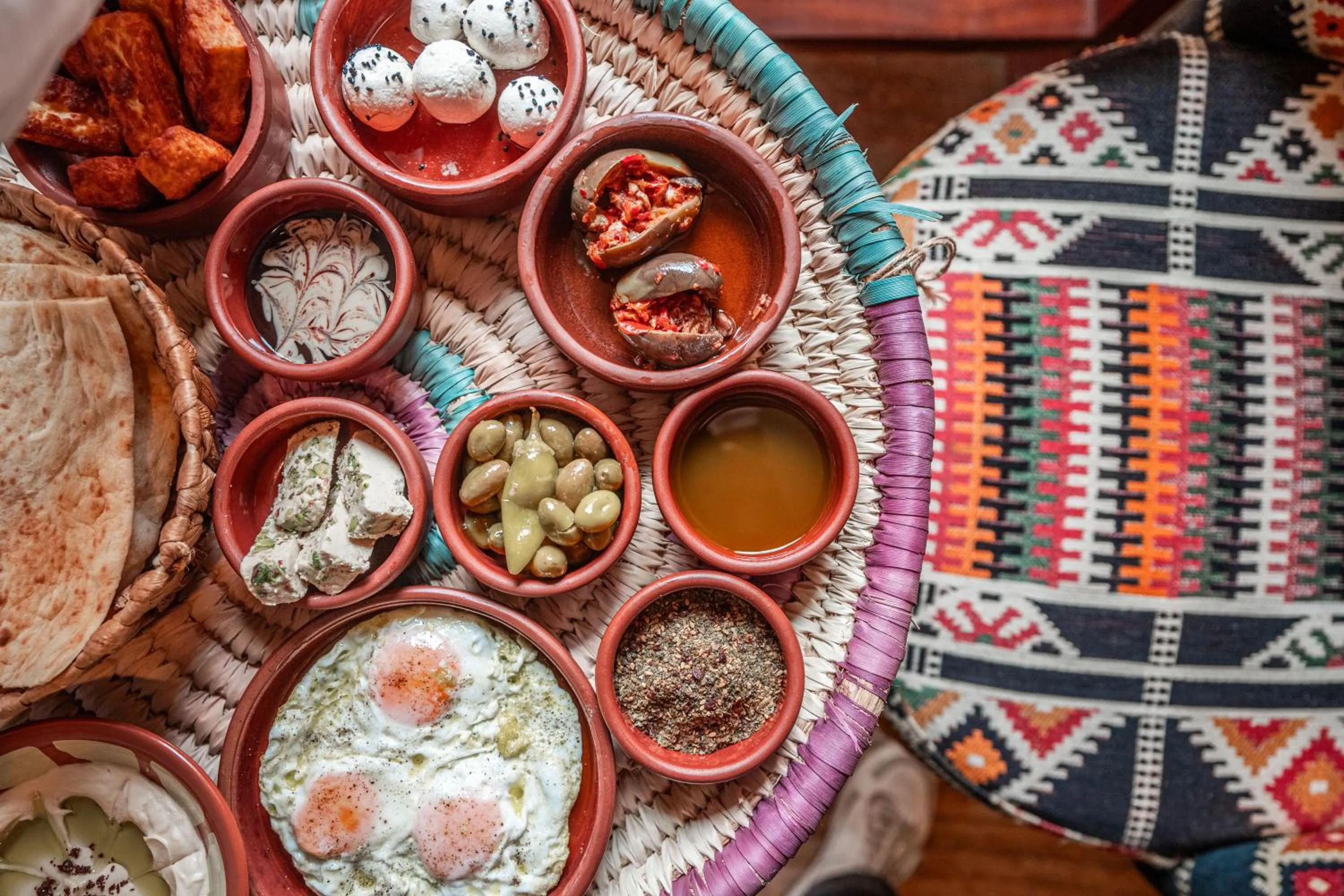 Breakfast in Jordan Heritage Madhafa