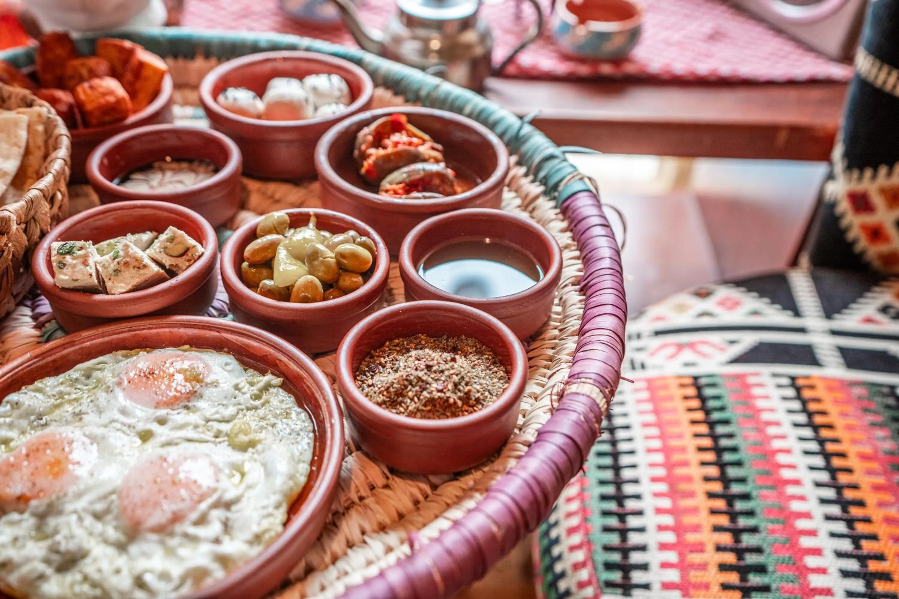 Breakfast in Jordan Heritage Madhafa