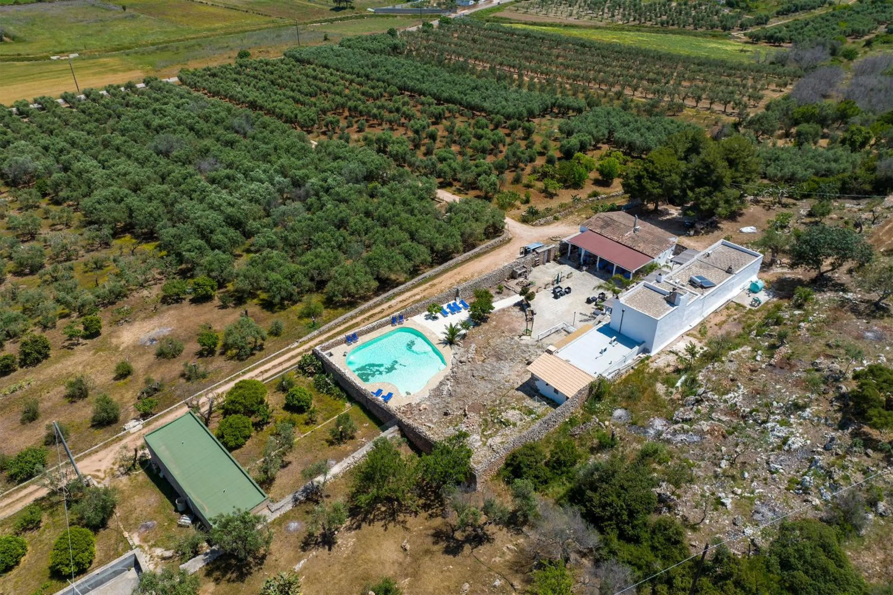 Bird's eye view in Masseria del Ninfeo