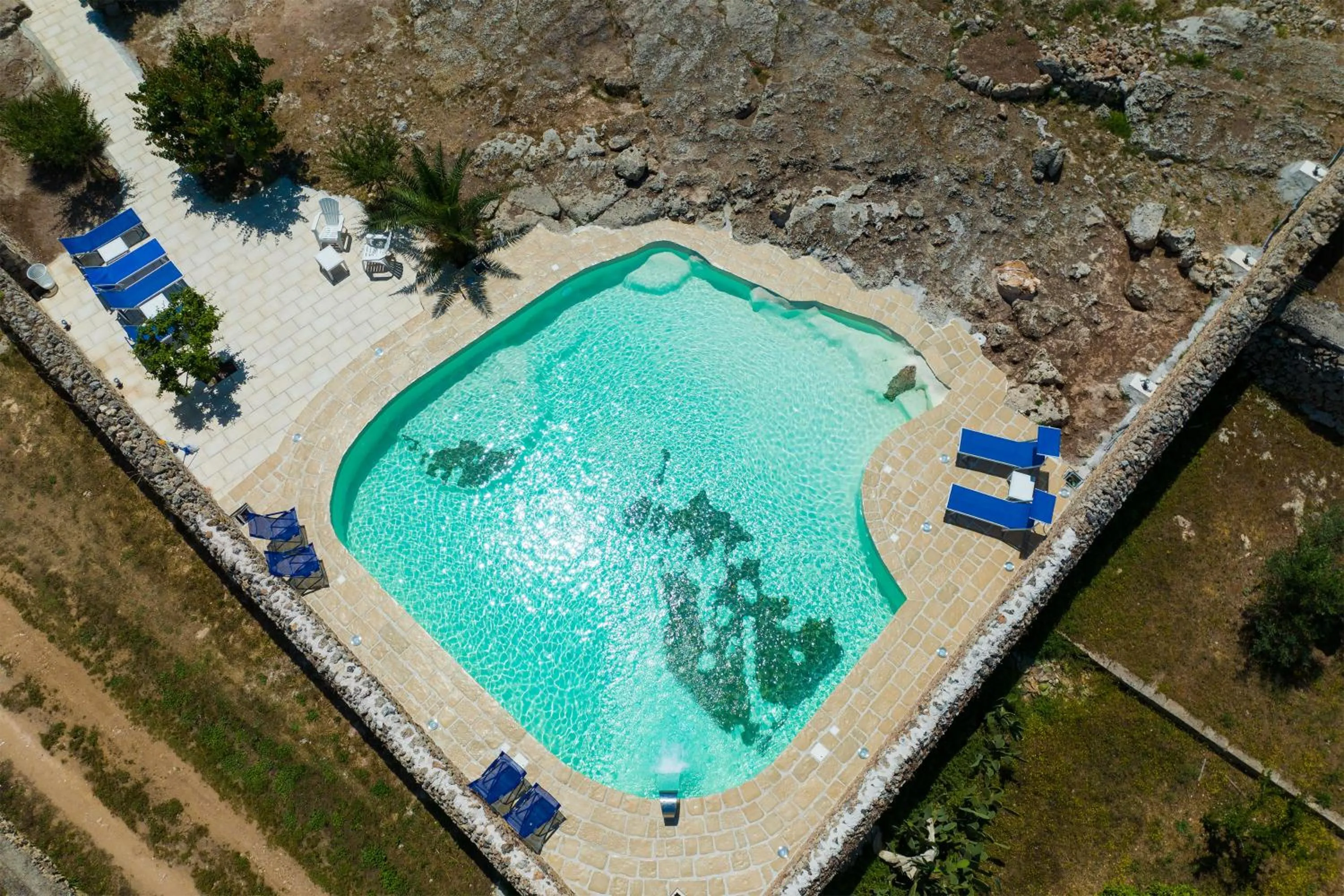 Bird's eye view in Masseria del Ninfeo