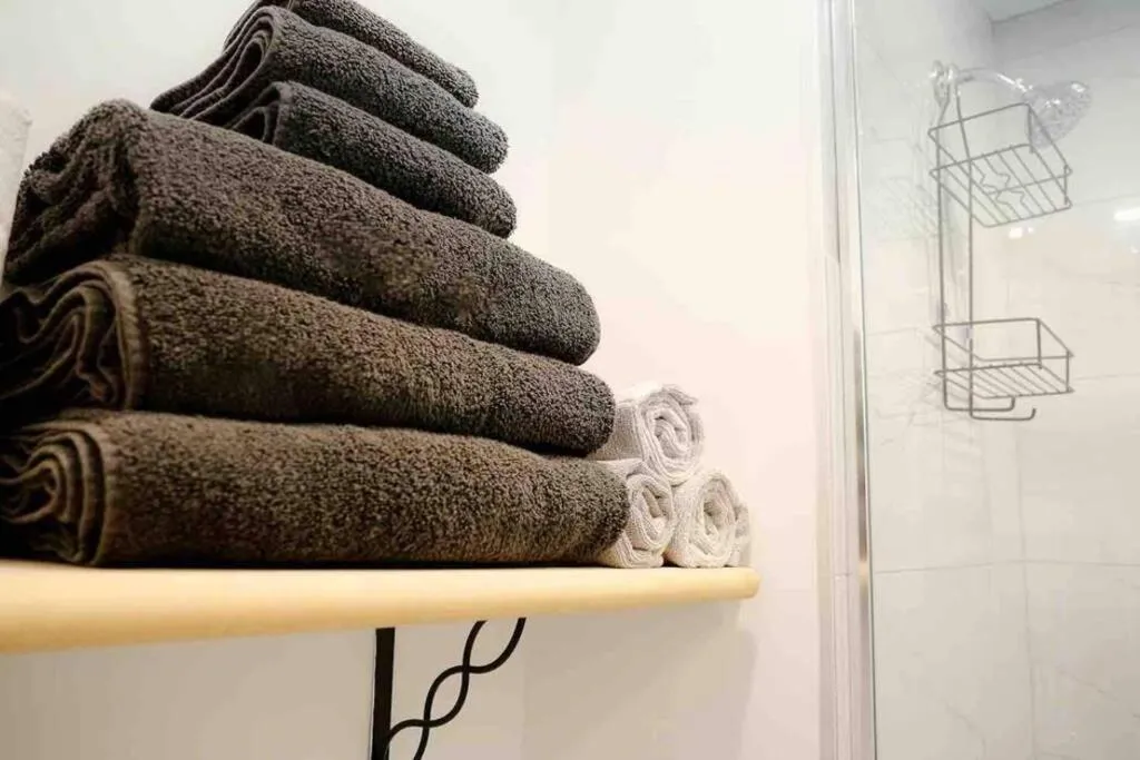 Bathroom in The MountainSide by Escapades Tremblant