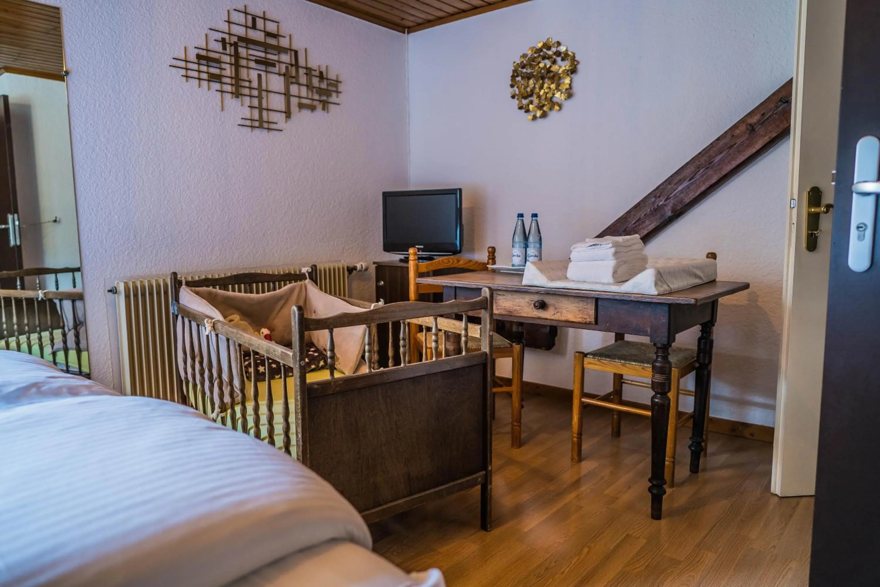 TV and multimedia, Bed in Hôtel Au Vieux Moulin