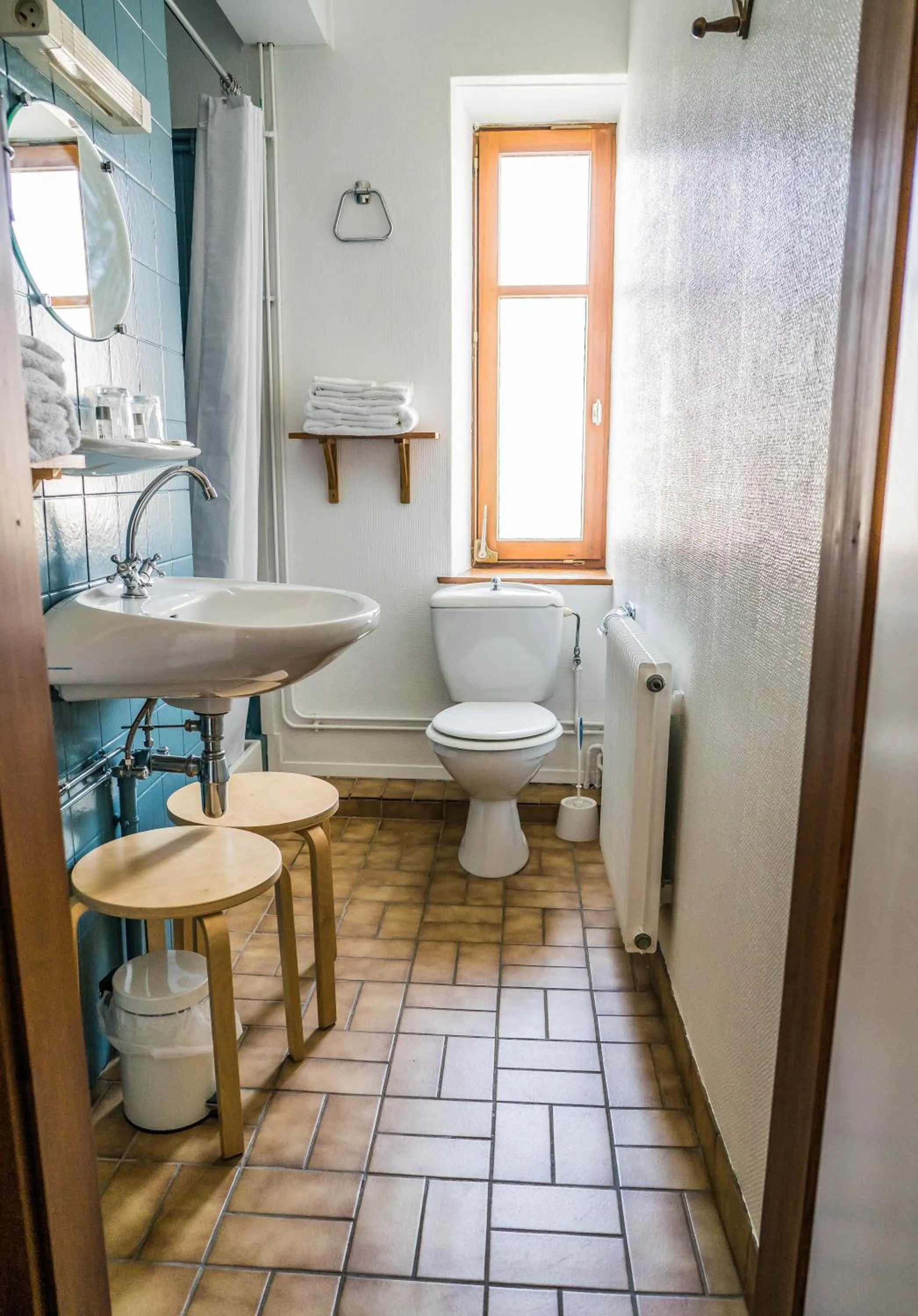 Bathroom in Hôtel Au Vieux Moulin