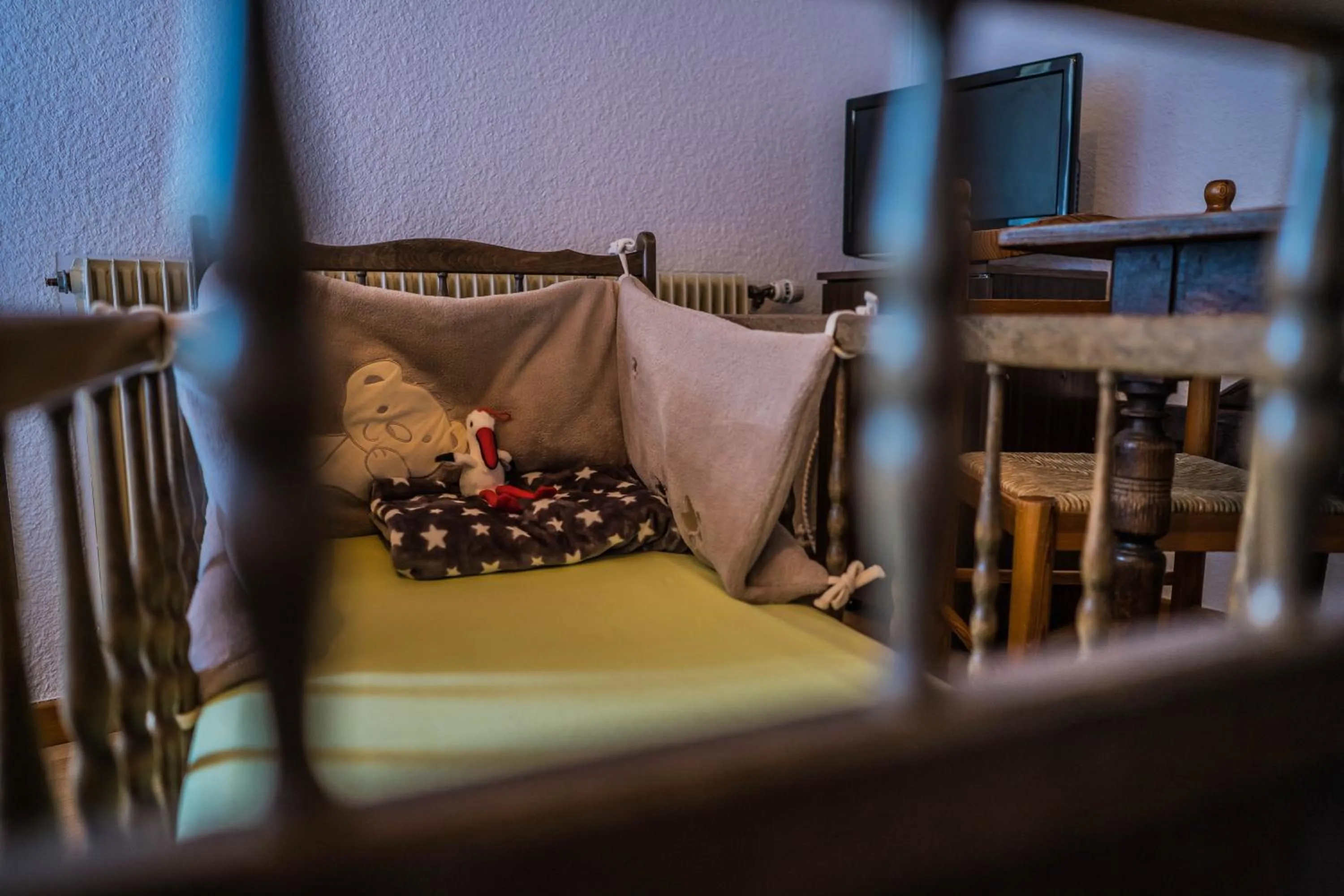 cot, Bed in Hôtel Au Vieux Moulin