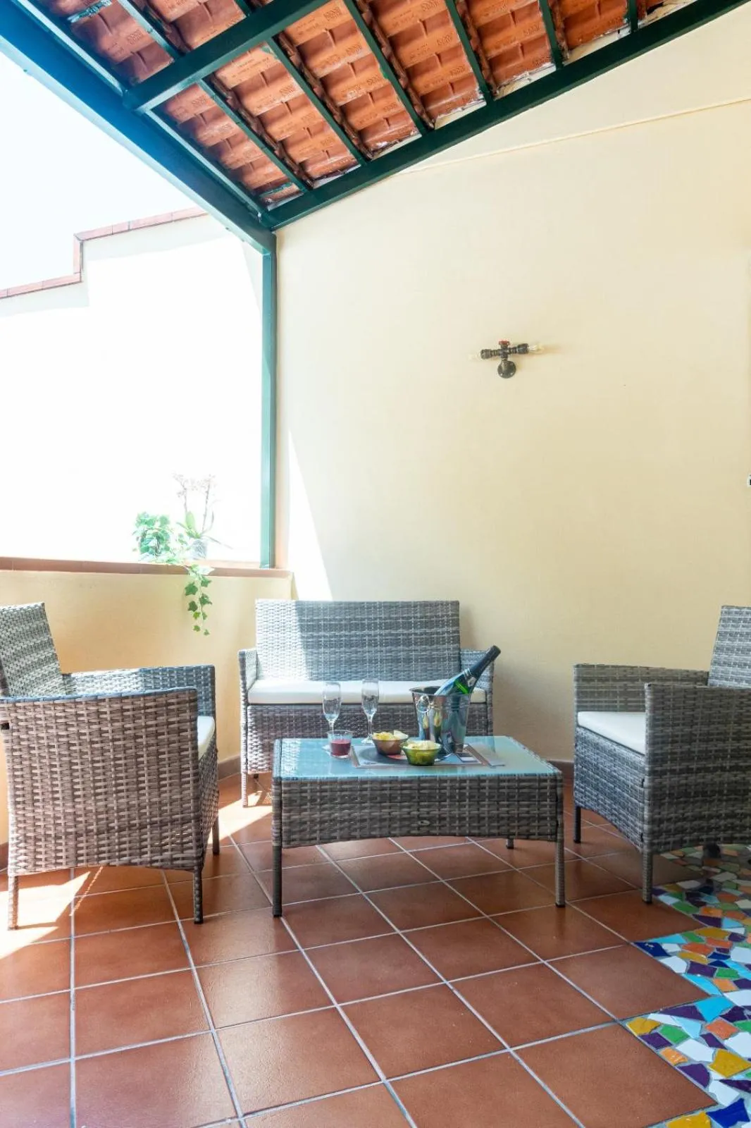 Balcony/Terrace in Biù b&b