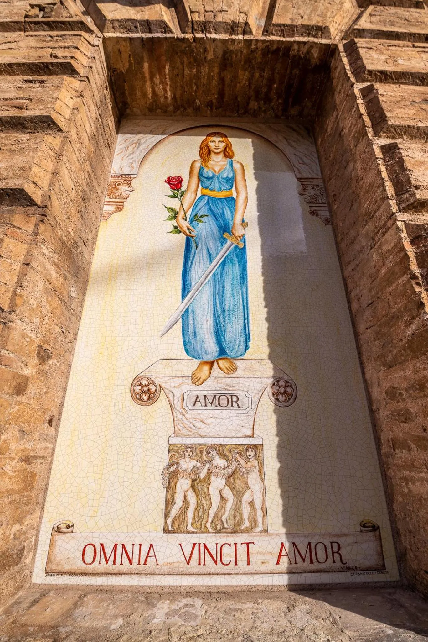 Decorative detail in HOTEL TREVI Palazzo Natalini