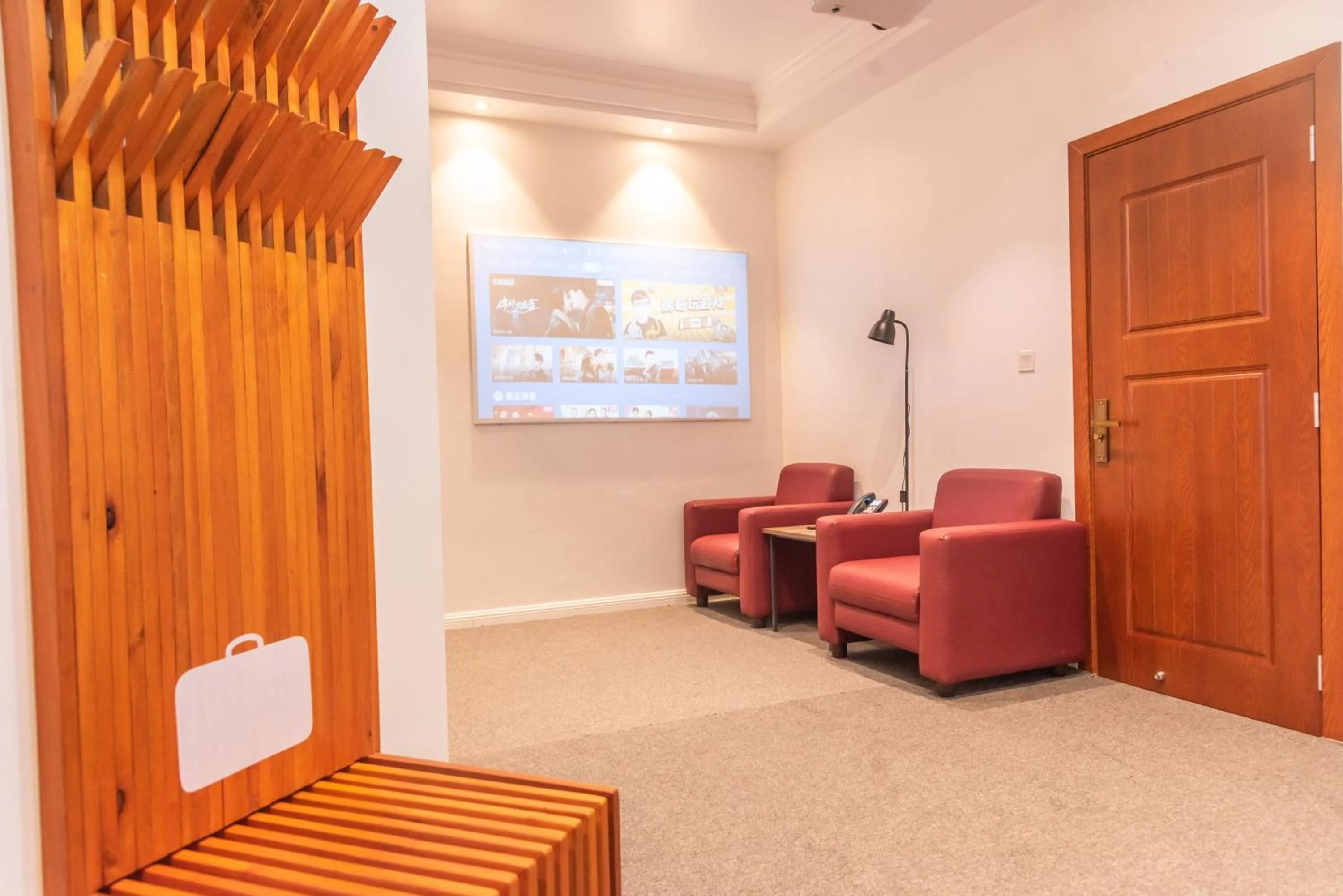 Seating area in Pauraque Soho Hotel