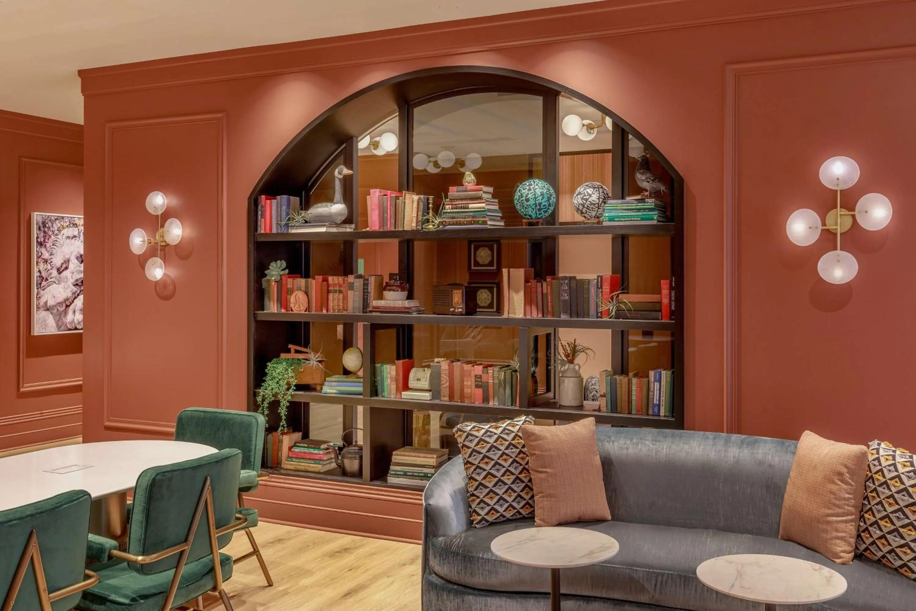 Lobby or reception in Pennyweight Hotel Boston, Curio Collection by Hilton