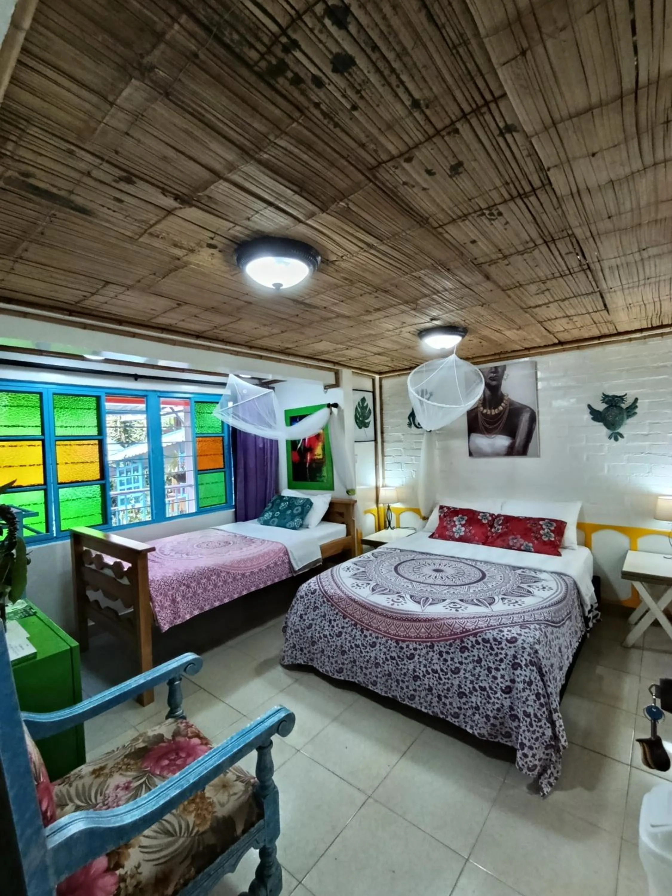 Bed in Finca San Miguel Filandia