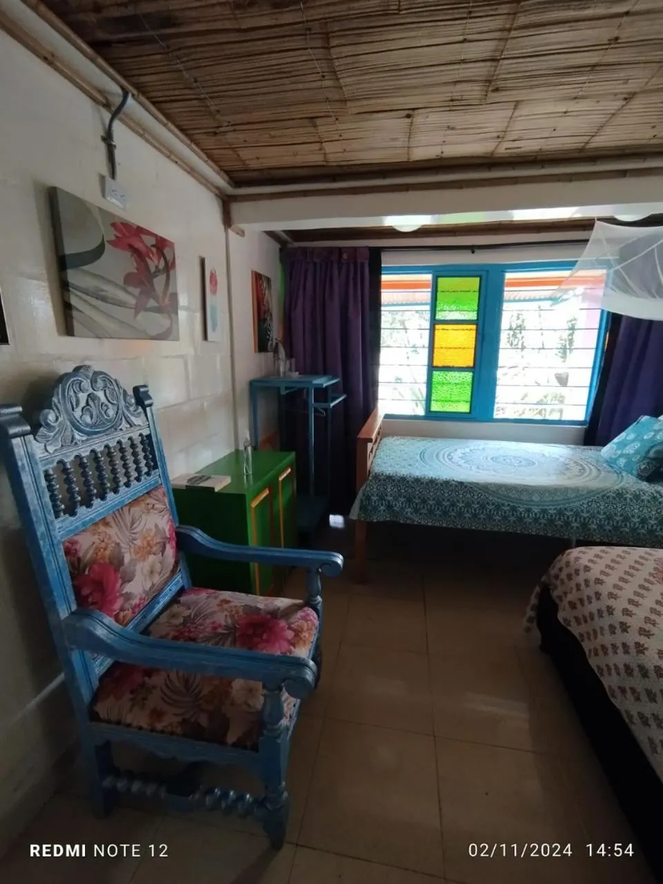 Bed in Finca San Miguel Filandia