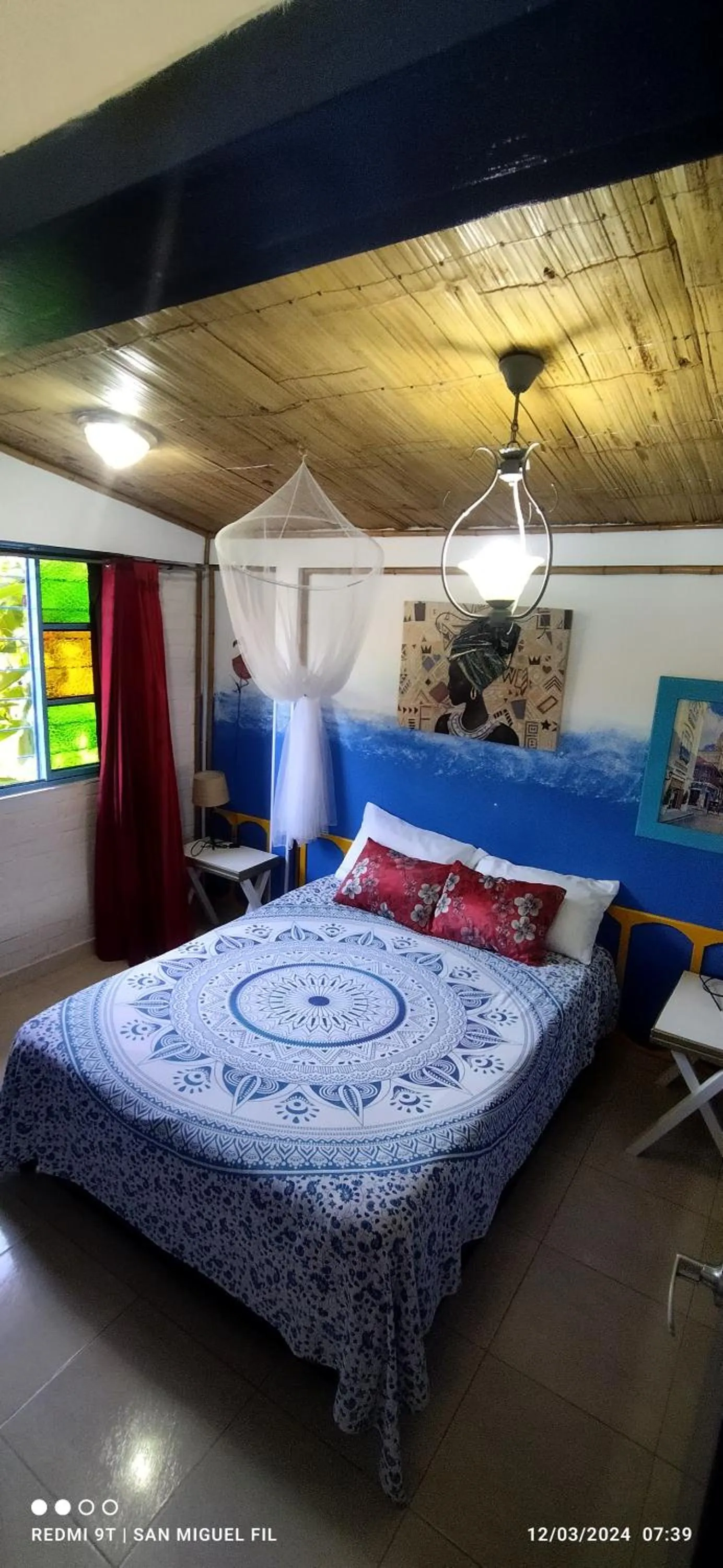 Bed in Finca San Miguel Filandia