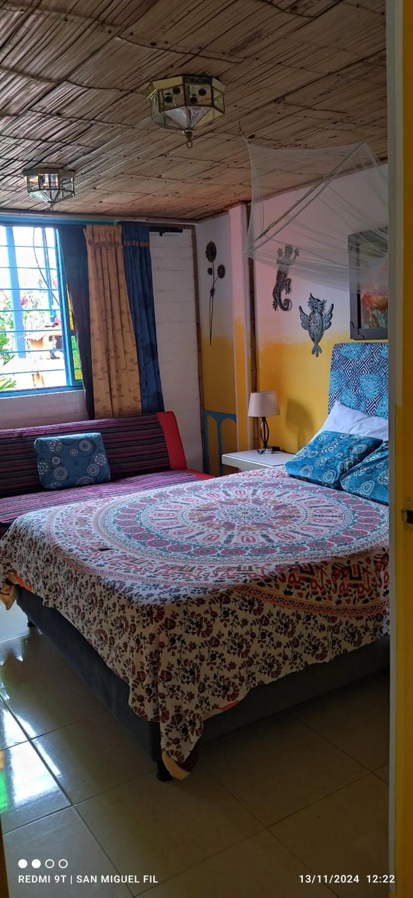 Bed in Finca San Miguel Filandia