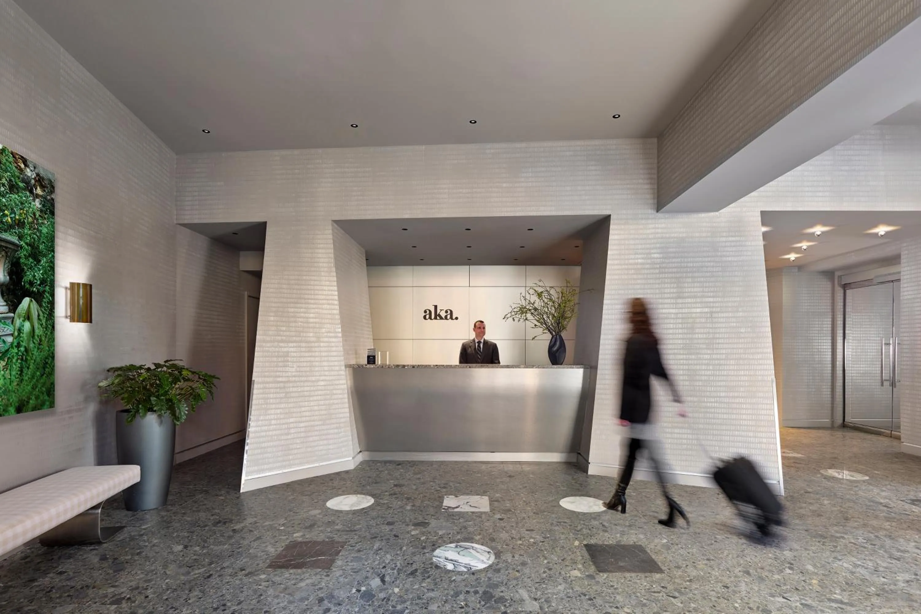 Lobby or reception in Hotel AKA Boston Common