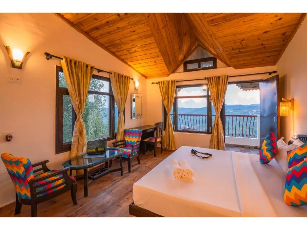 Bed in goSTOPS Mukteshwar