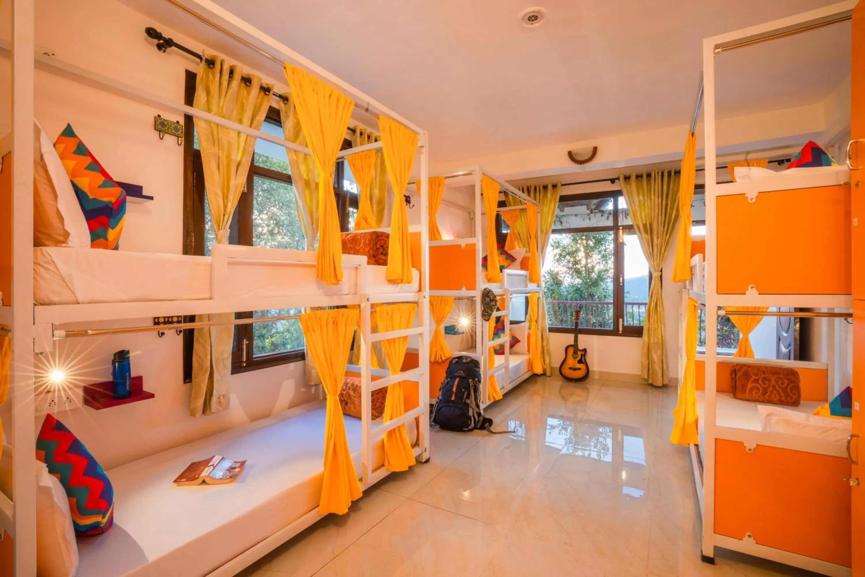 Bed in goSTOPS Mukteshwar