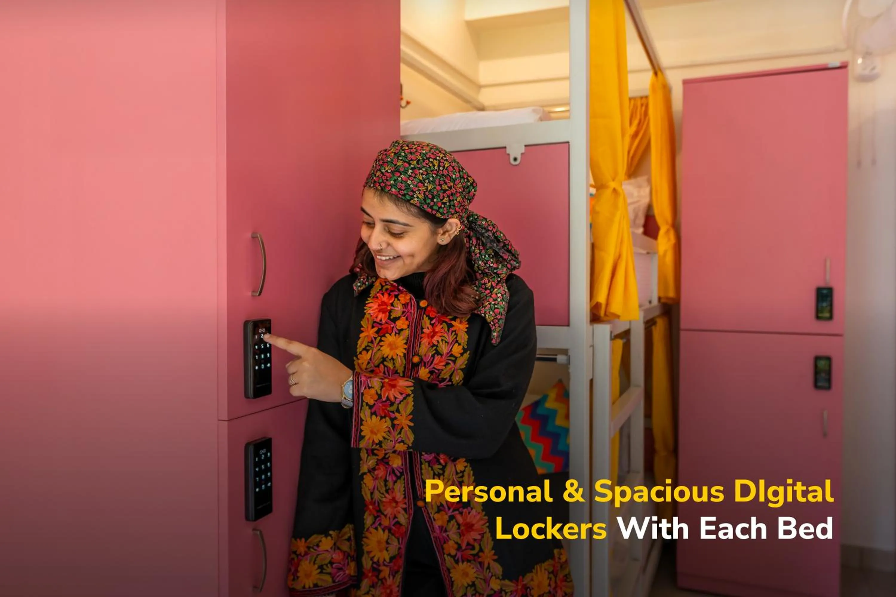 Bed in goSTOPS Mukteshwar - Private Rooms and Dorms