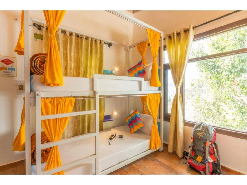 Bed in goSTOPS Mukteshwar