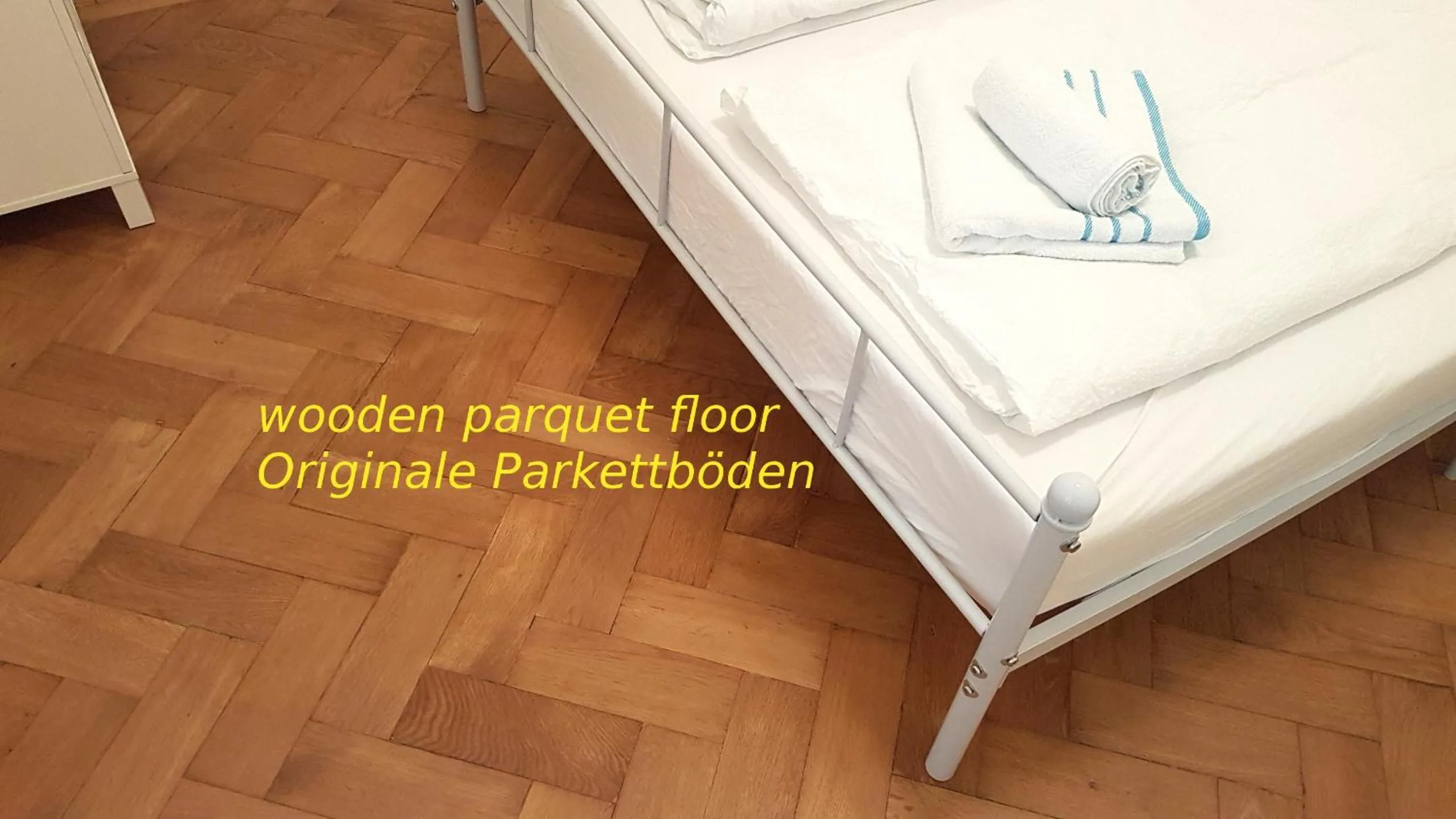 Bed in Sobieski Stefansdom Apartments