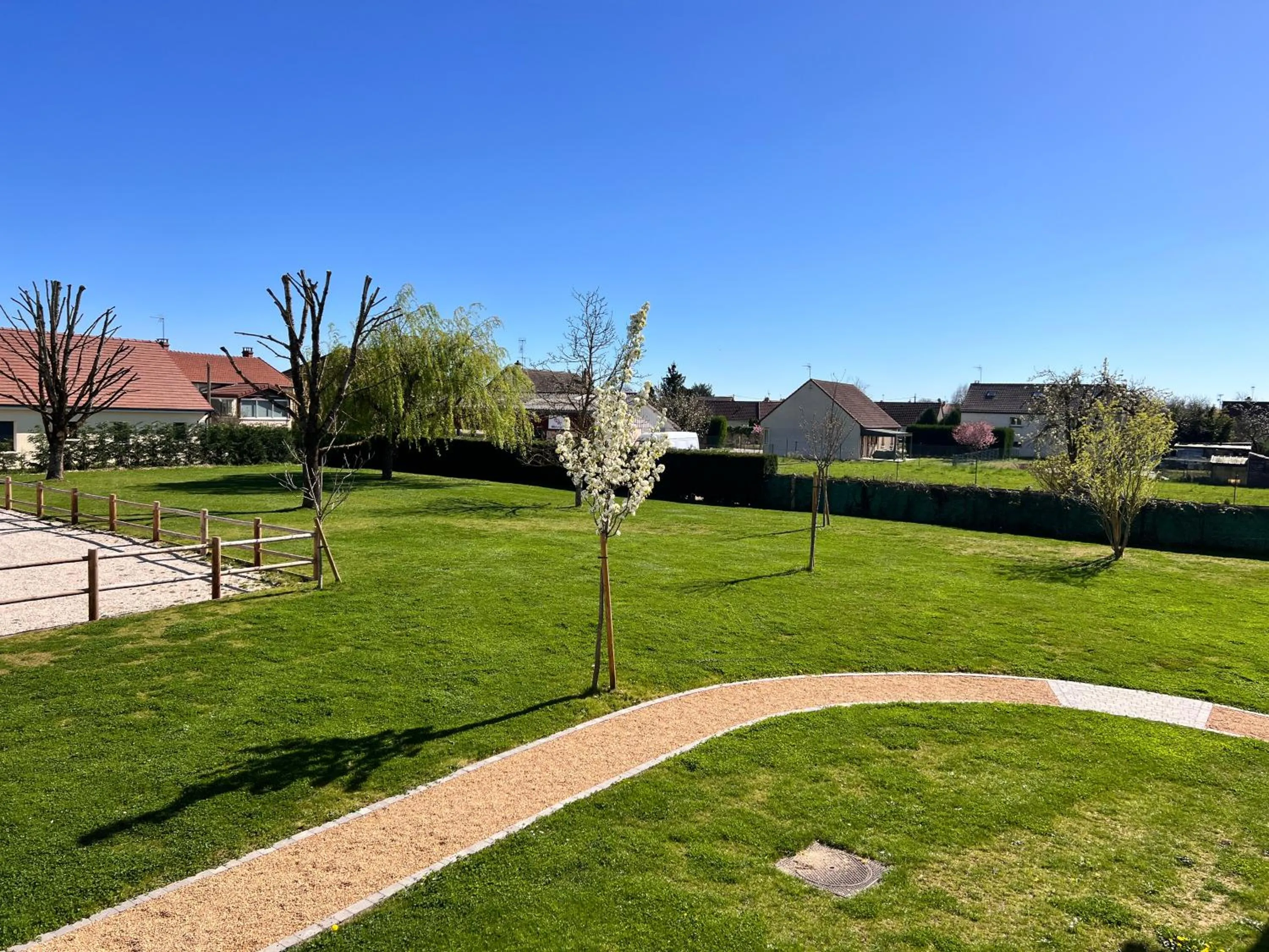 Garden in Auberge la musardière