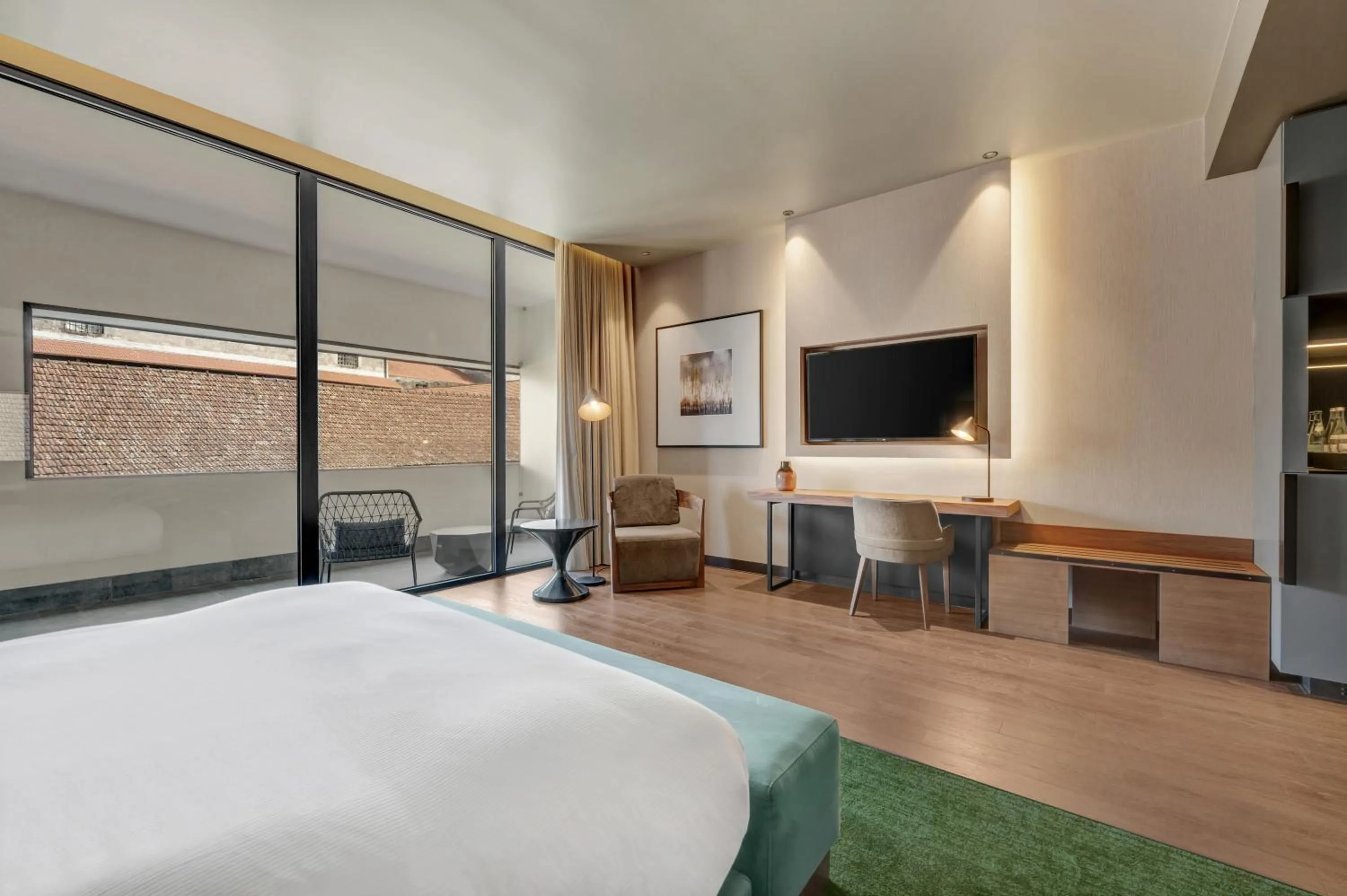 Bedroom, Bed in Hilton Porto Gaia