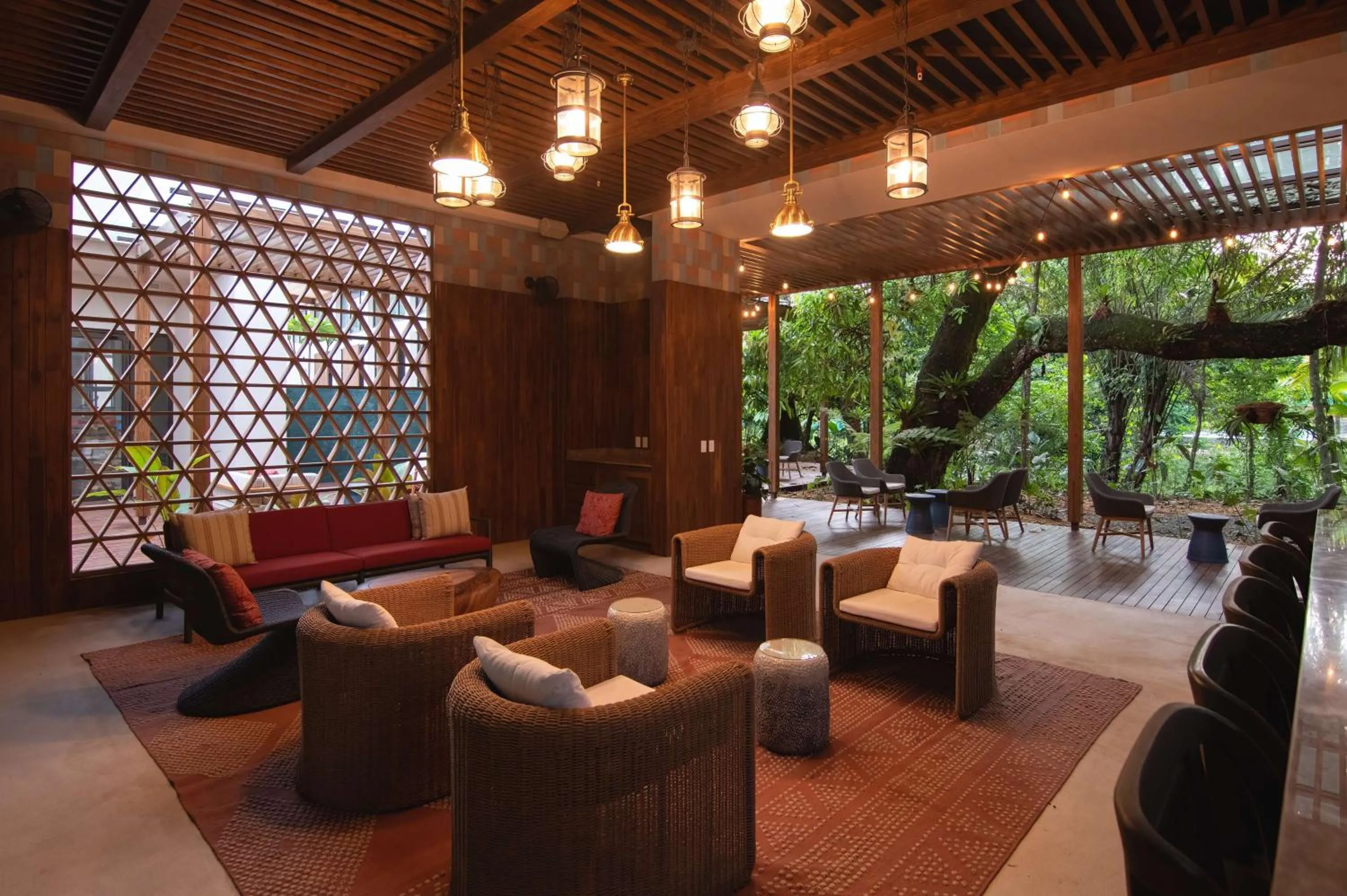 Patio in Botanika Osa Peninsula, Curio Collection By Hilton