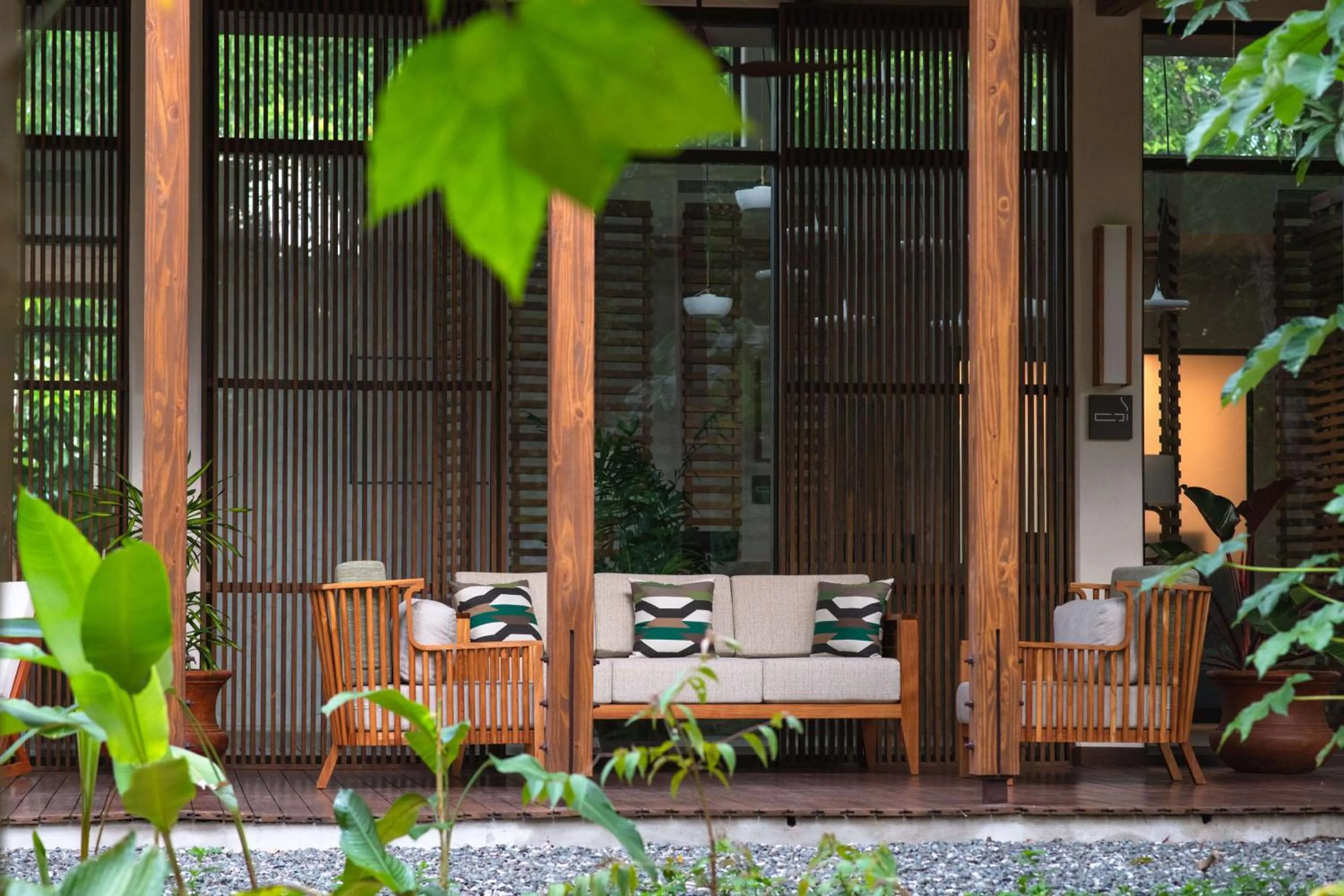 Inner courtyard view in Botanika Osa Peninsula, Curio Collection By Hilton