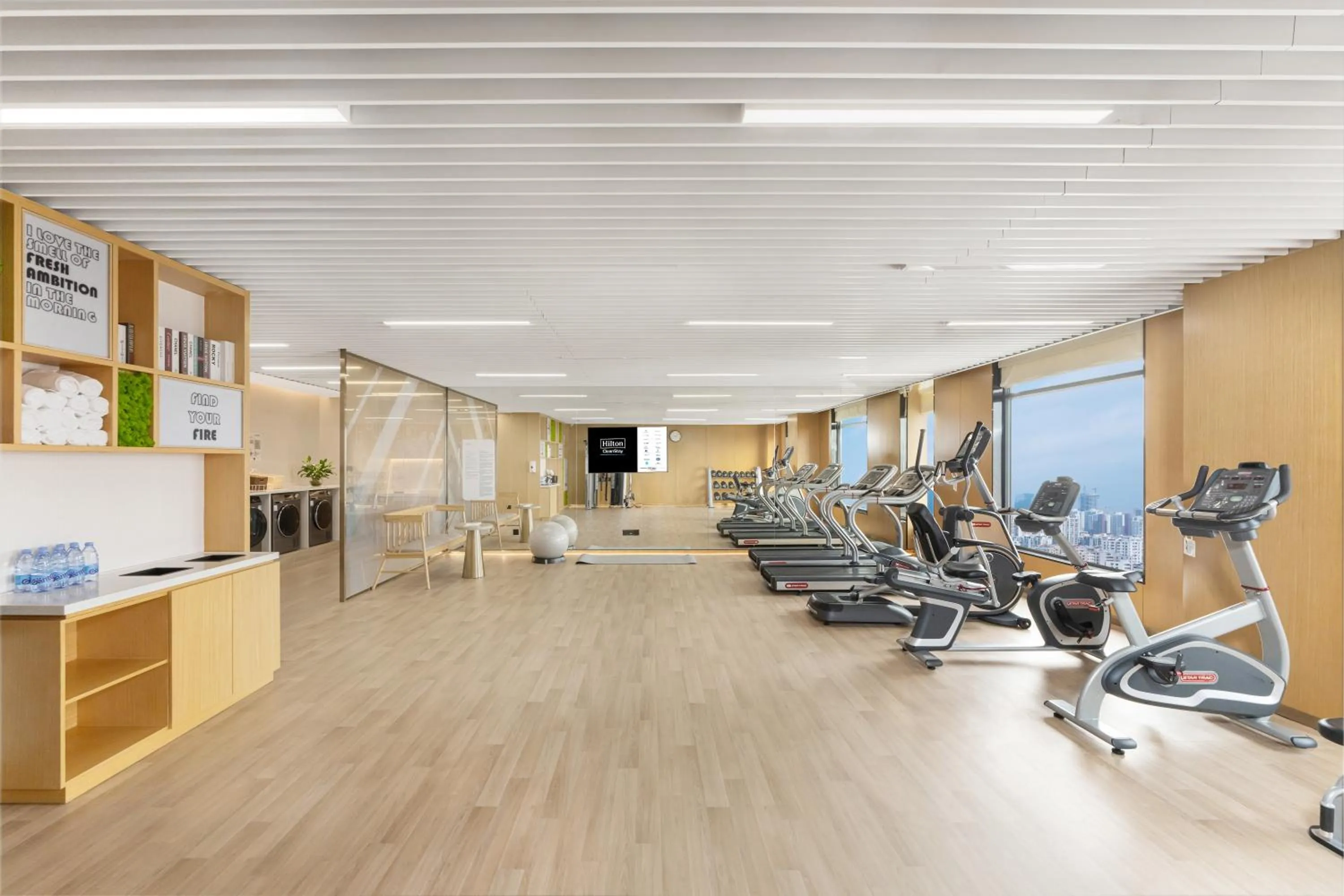 Fitness centre/facilities in Hilton Garden Inn Shenzhen Nanshan Avenue