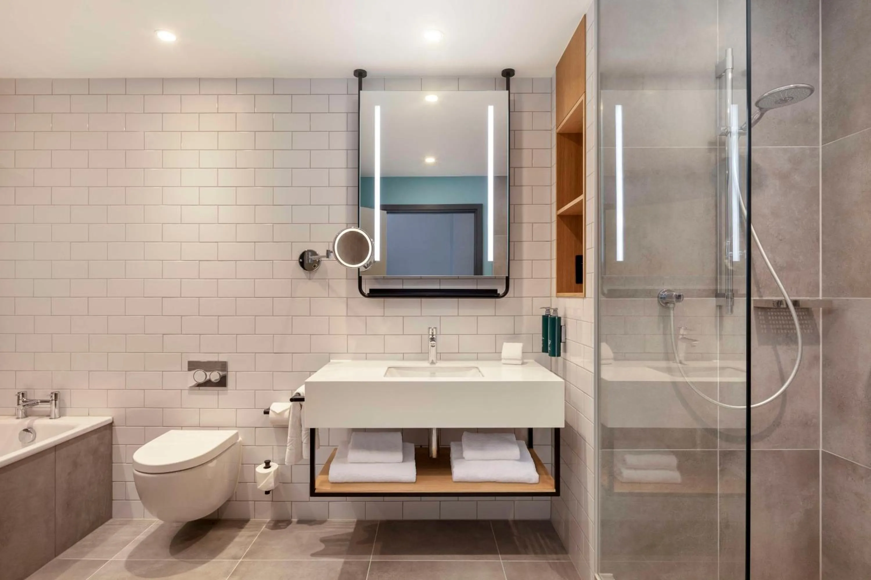 Shower in Hilton Woking