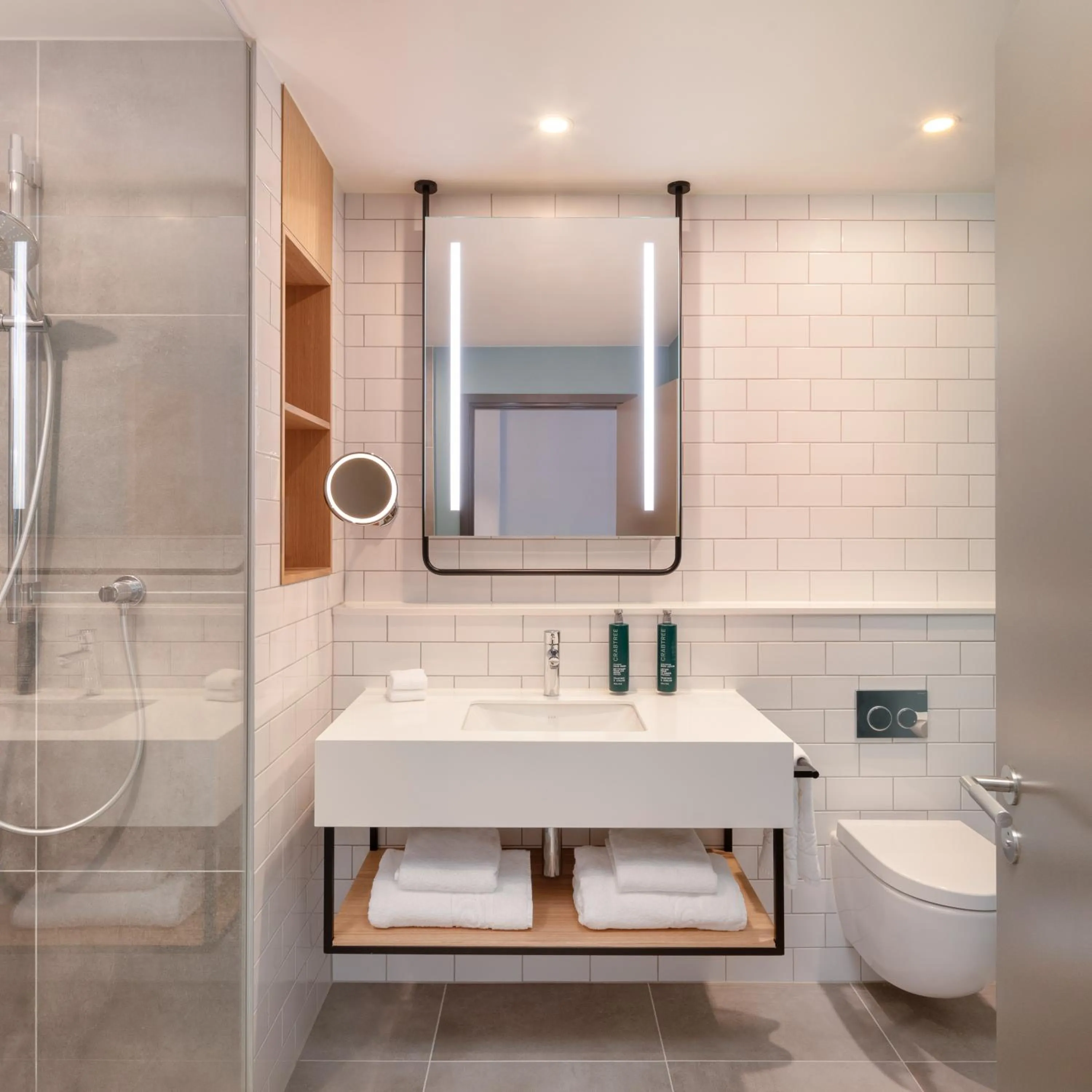 Shower in Hilton Woking