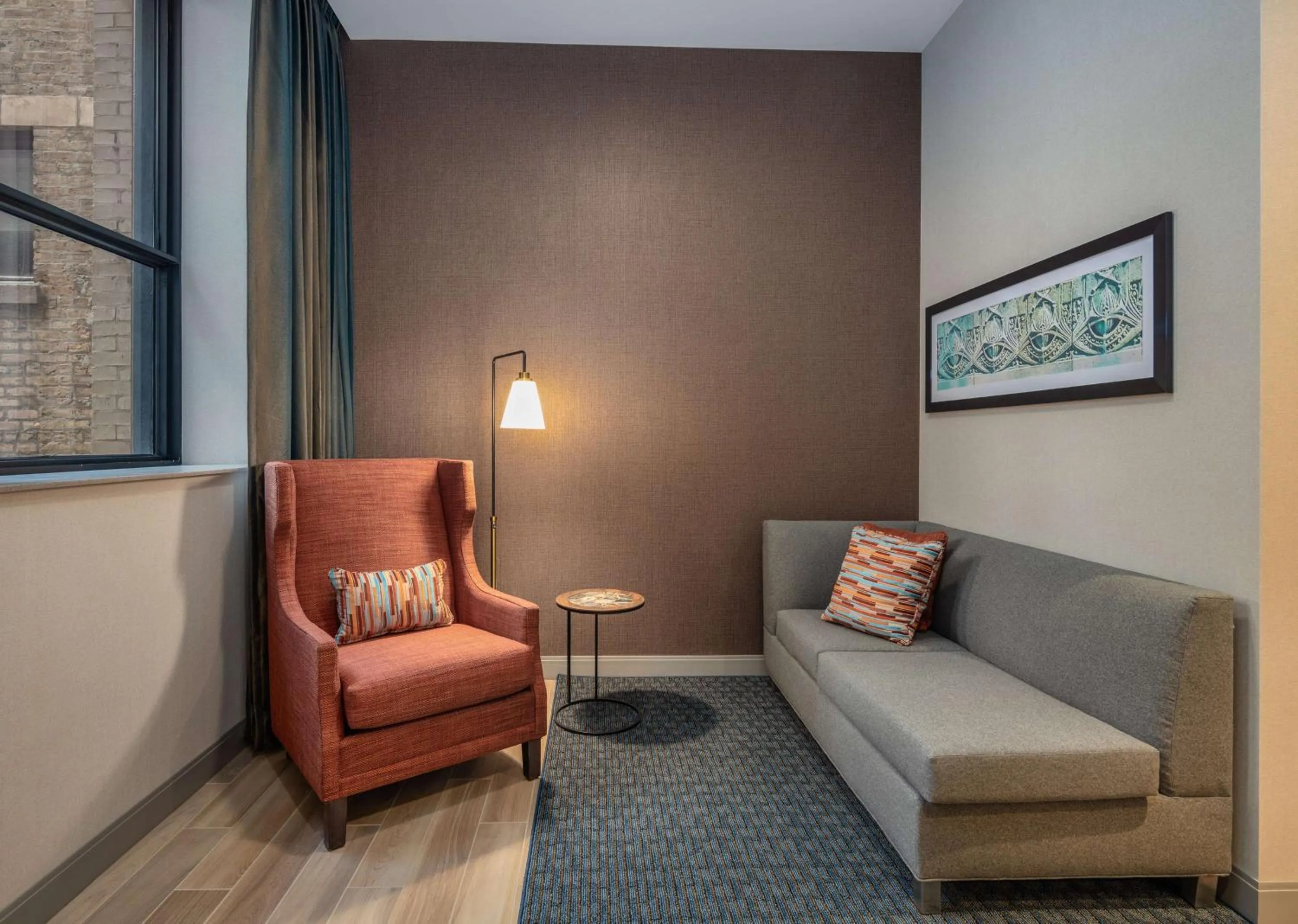 Living room in Hilton Garden Inn- Chicago Central Loop