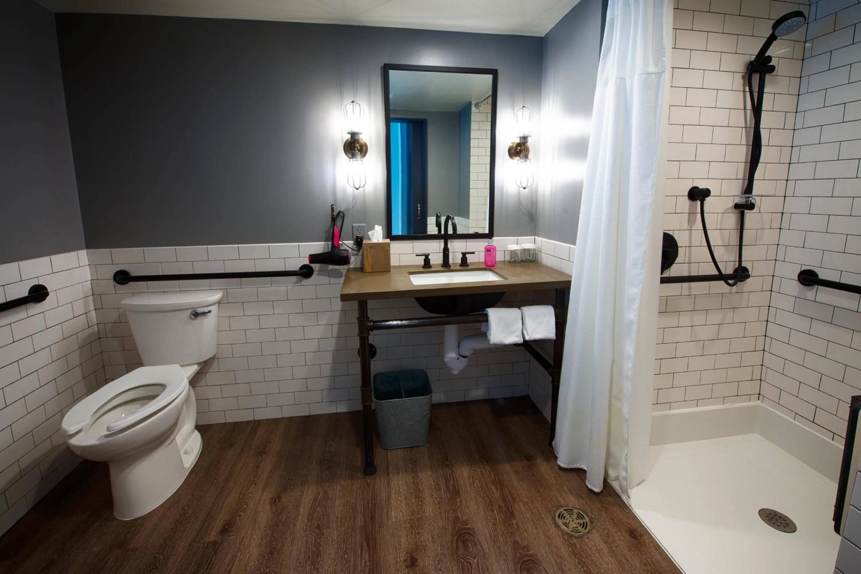 Bathroom in MOXY Phoenix Tempe/ASU Area