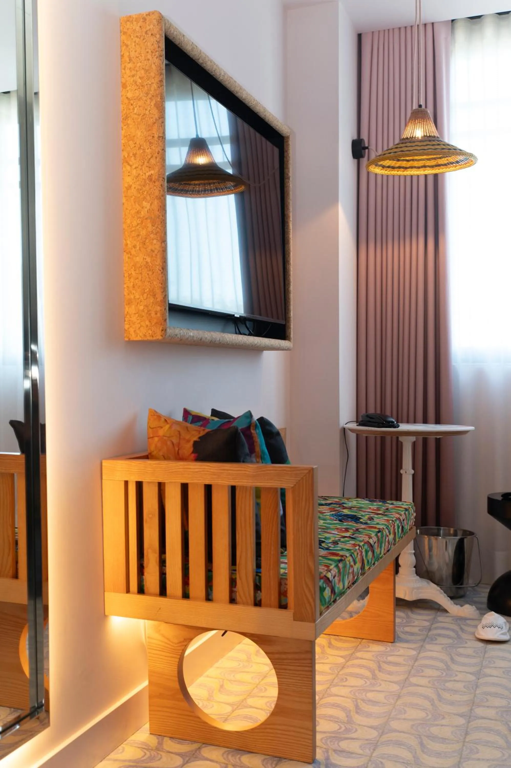 Bed in Mama Shelter Lisboa