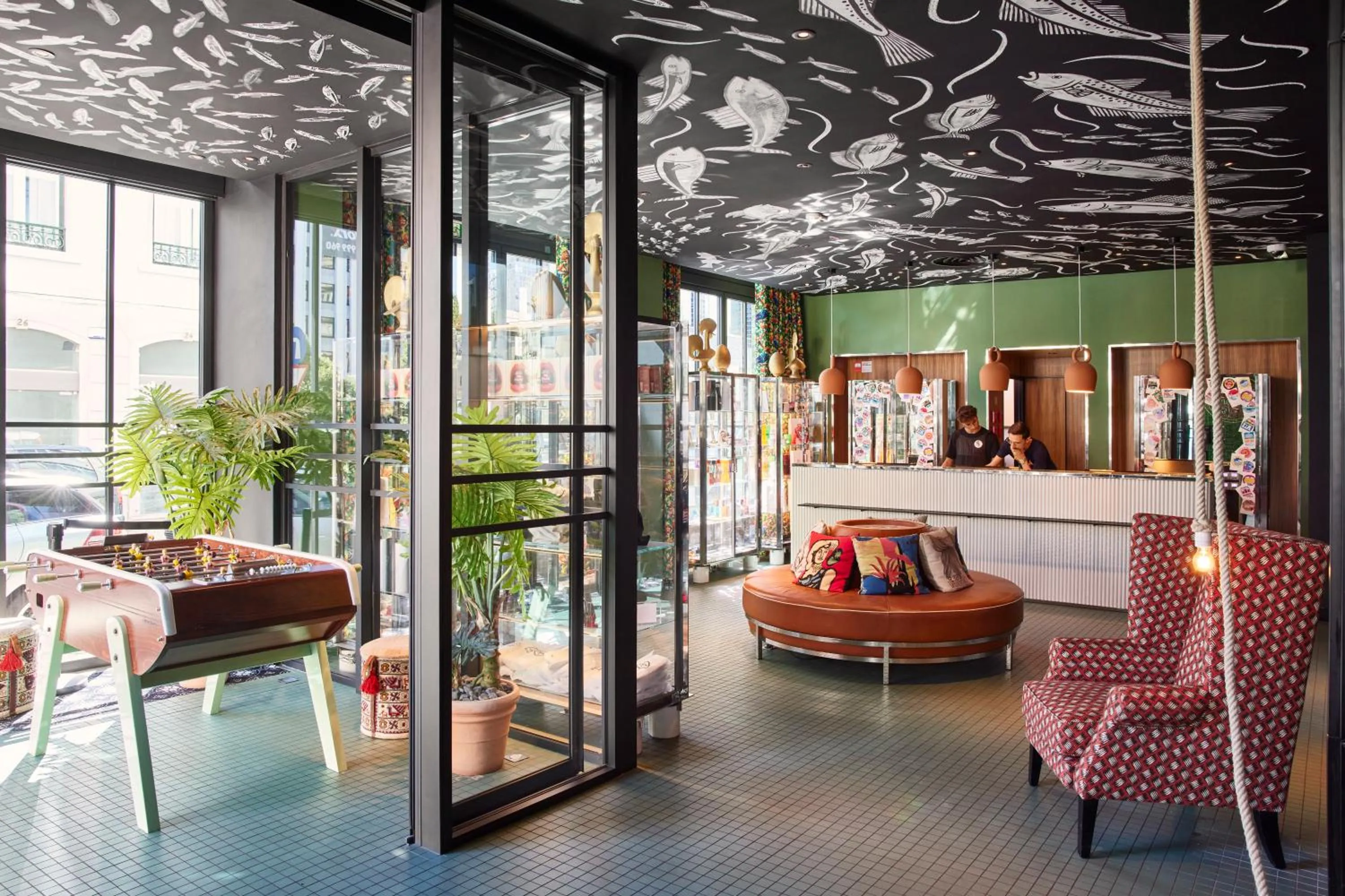 Lobby or reception in Mama Shelter Lisboa