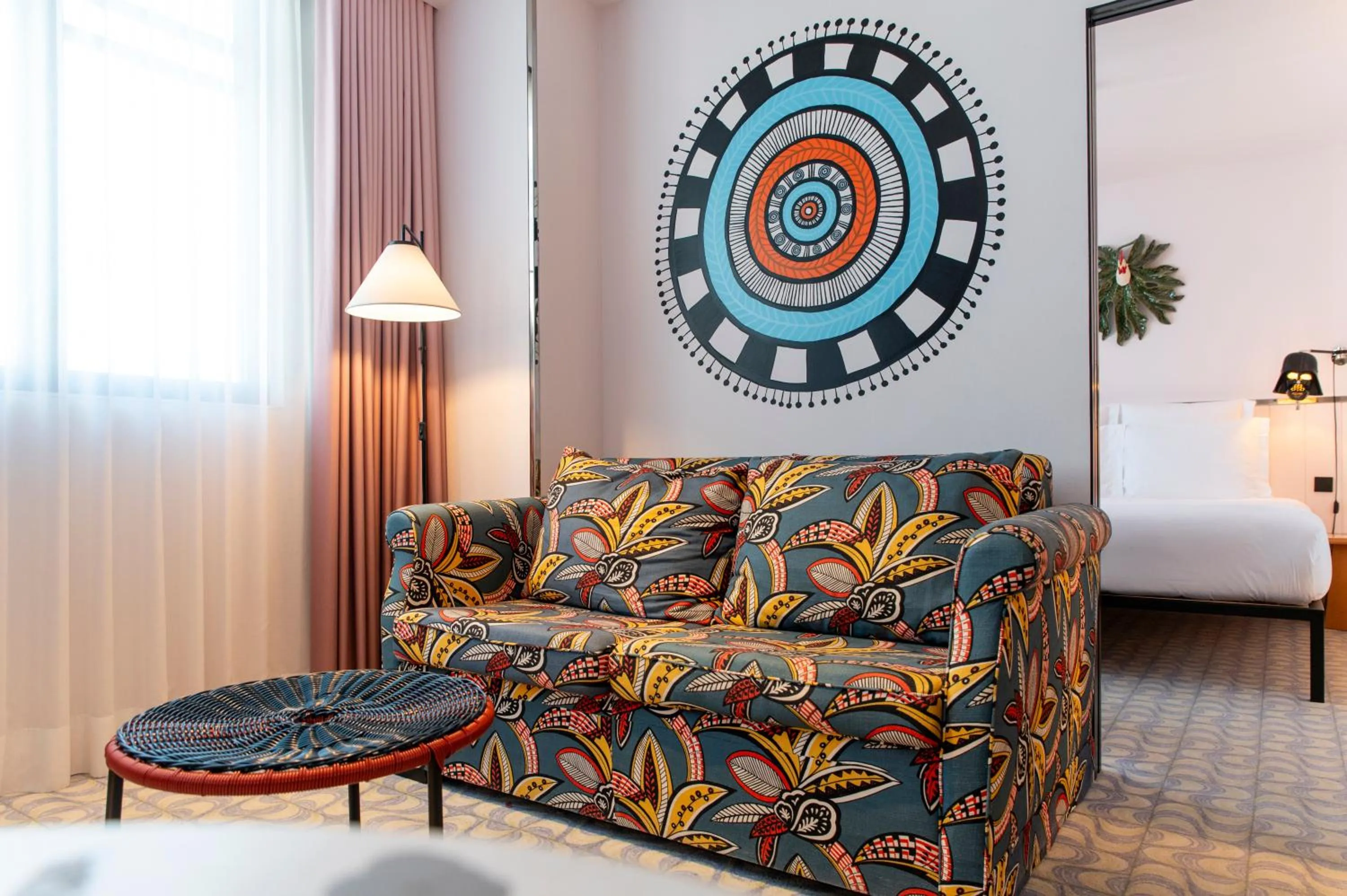 Living room in Mama Shelter Lisboa