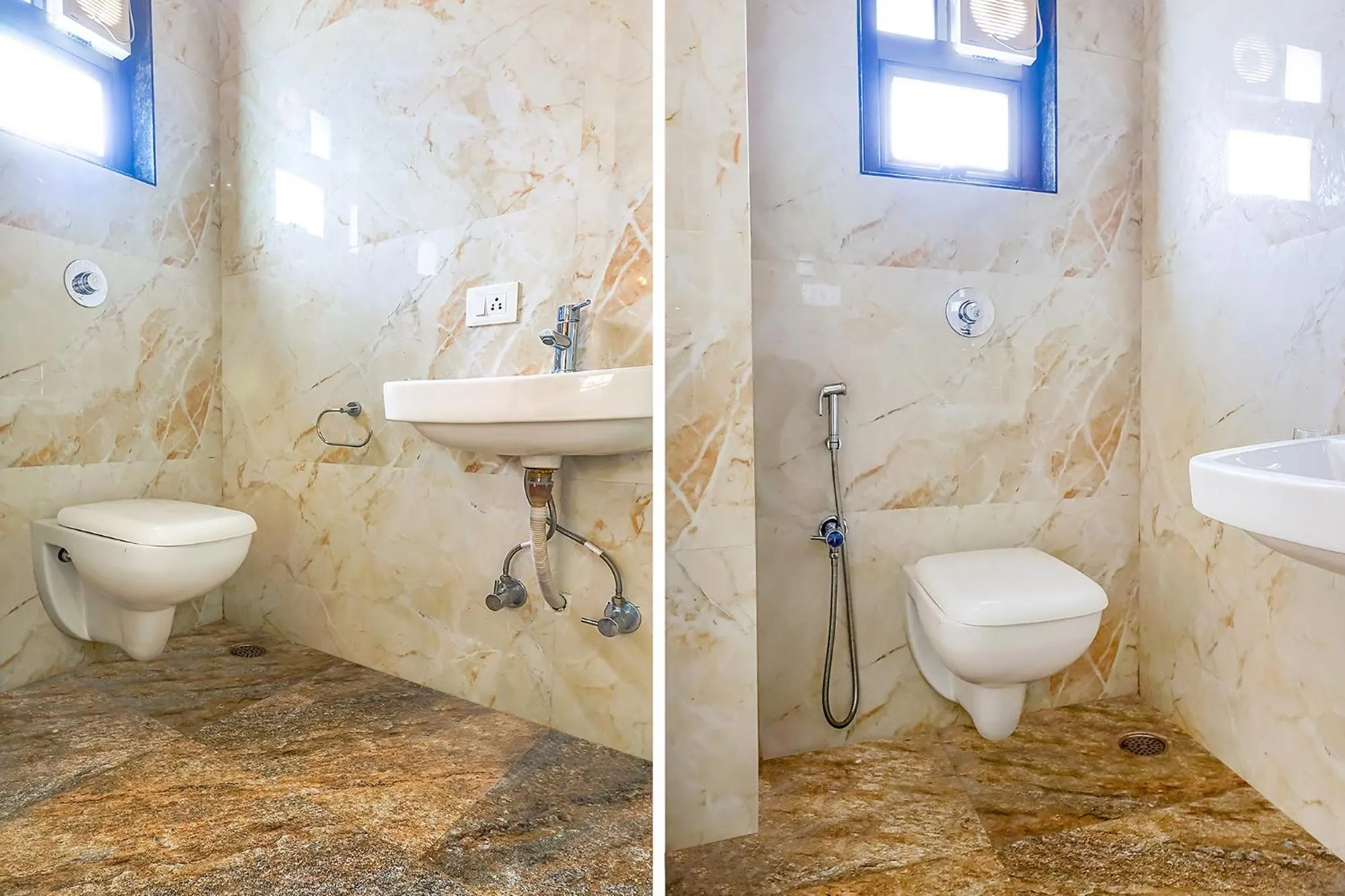 Toilet in FabHotel Eros 211 - Nr Sreebhumi