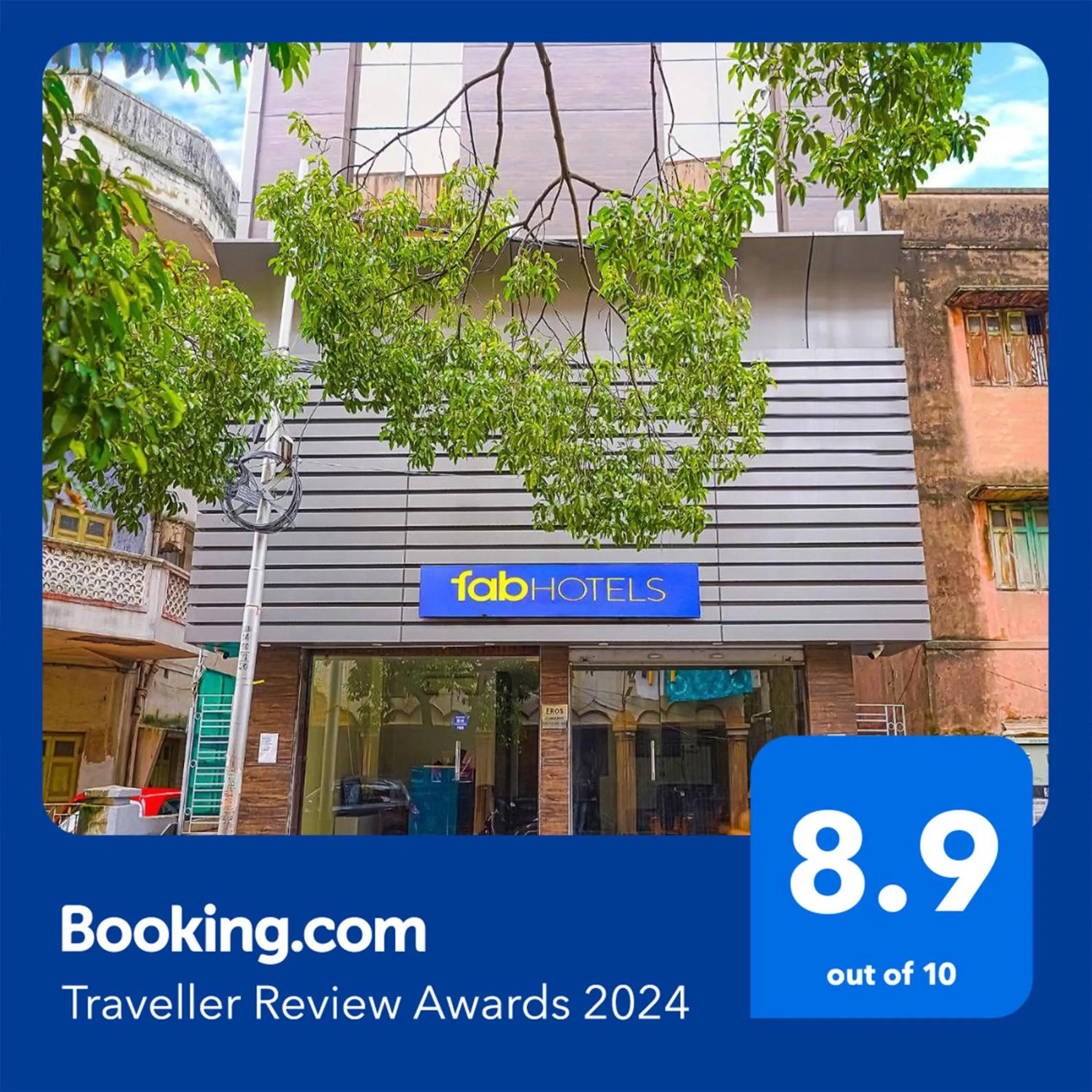 Property building in FabHotel Eros 211 - Nr Sreebhumi