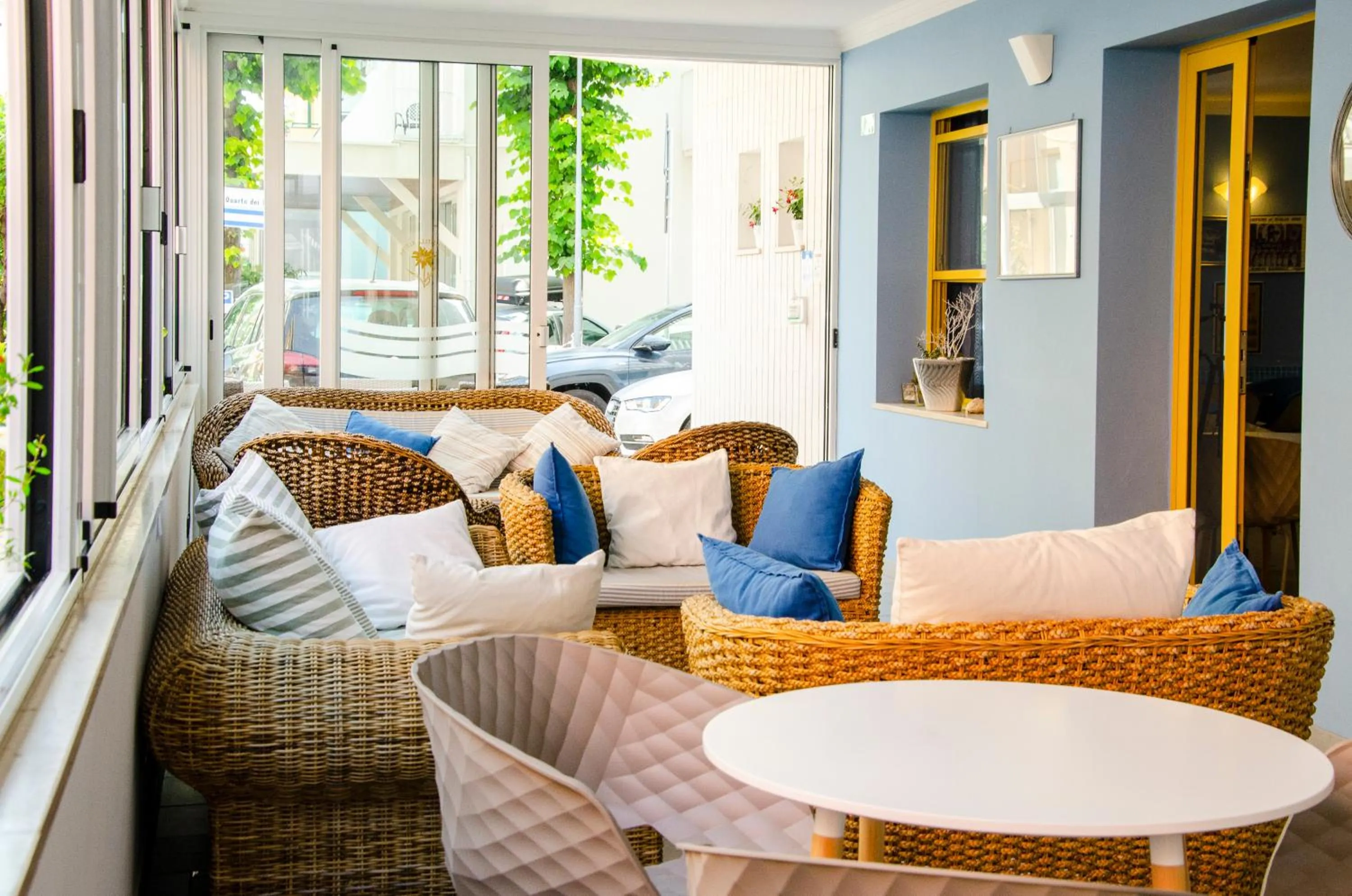 Patio in Hotel Stella Alpina