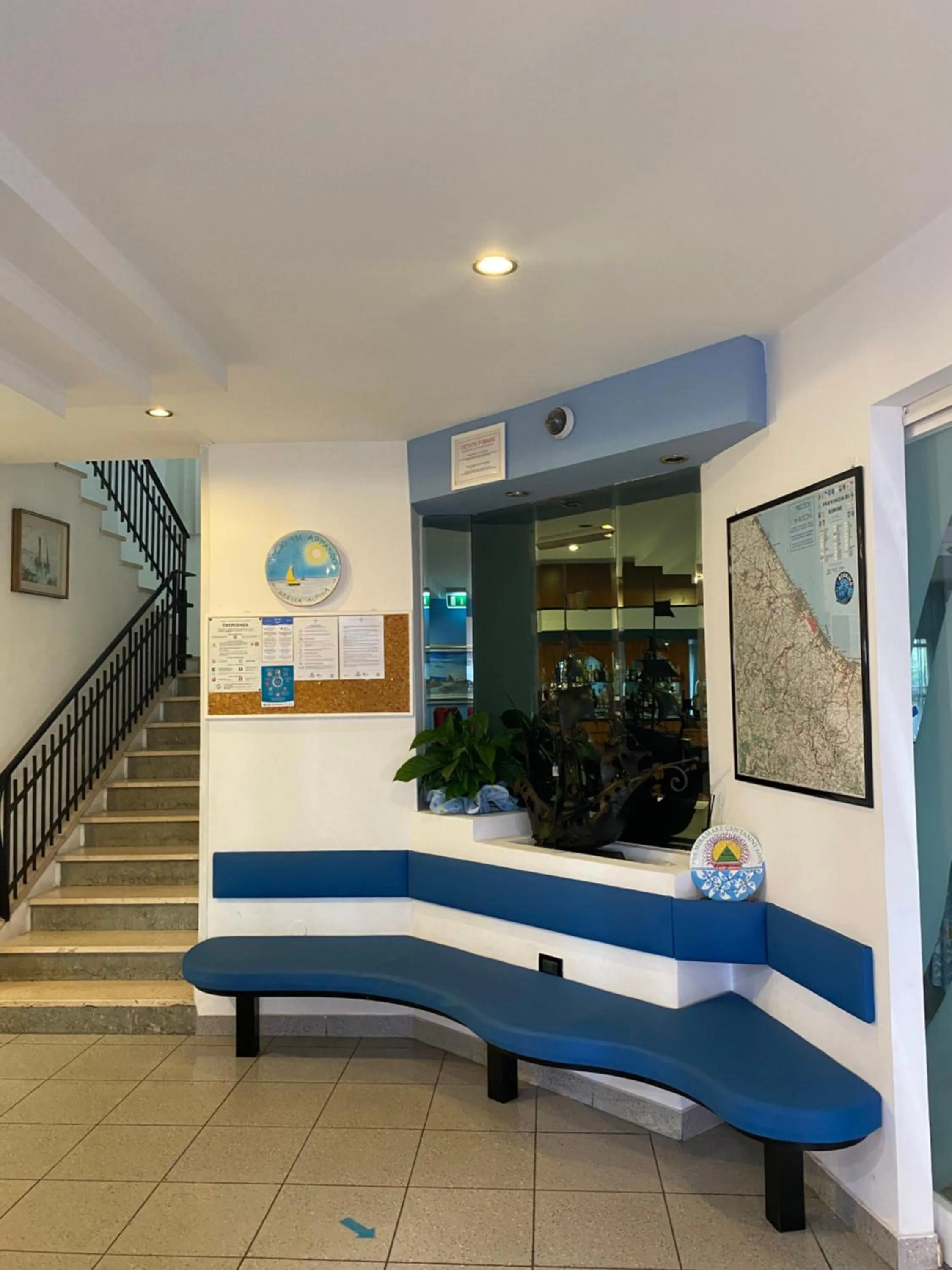 Lobby or reception in Hotel Stella Alpina