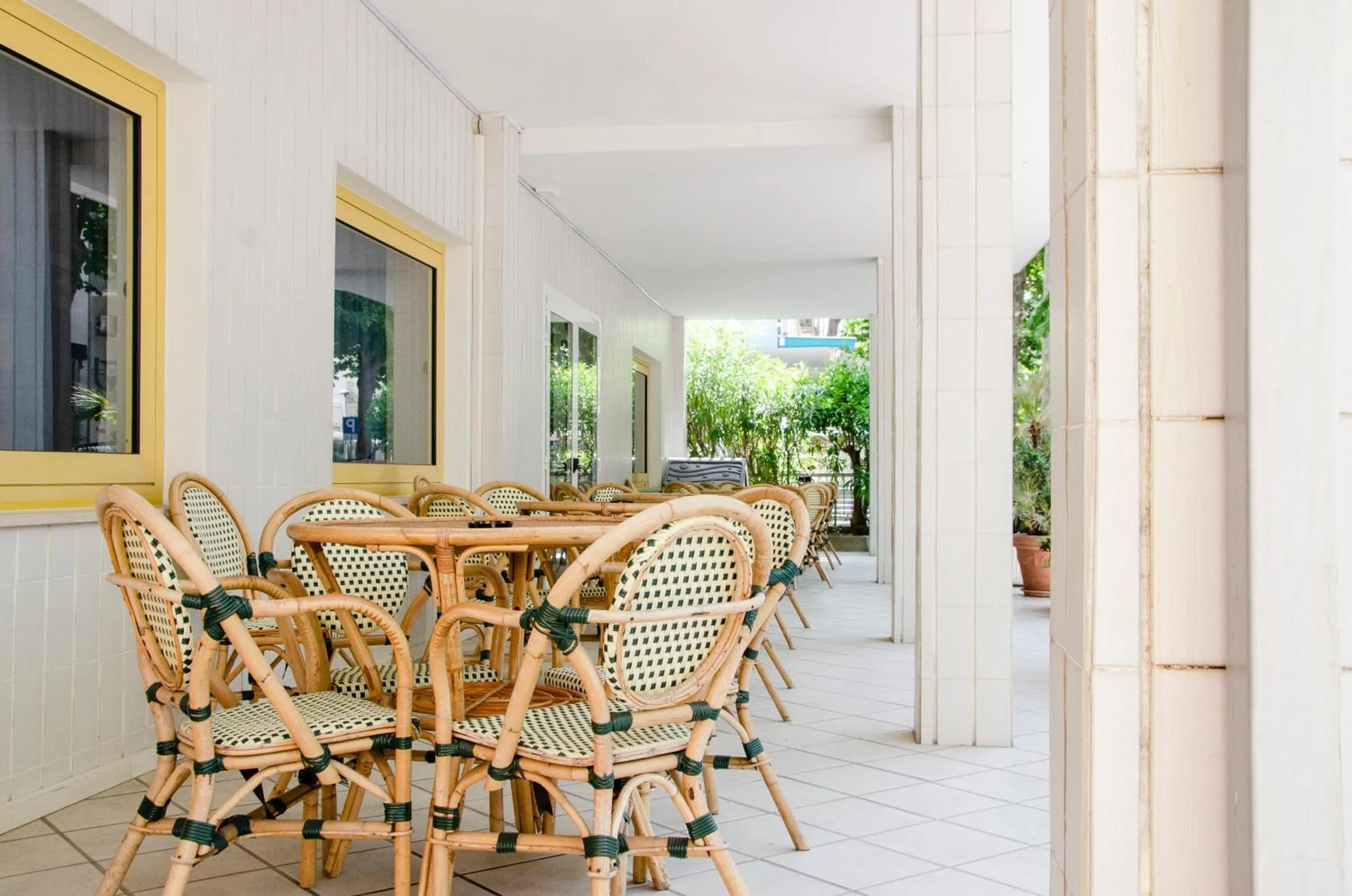 Patio in Hotel Stella Alpina