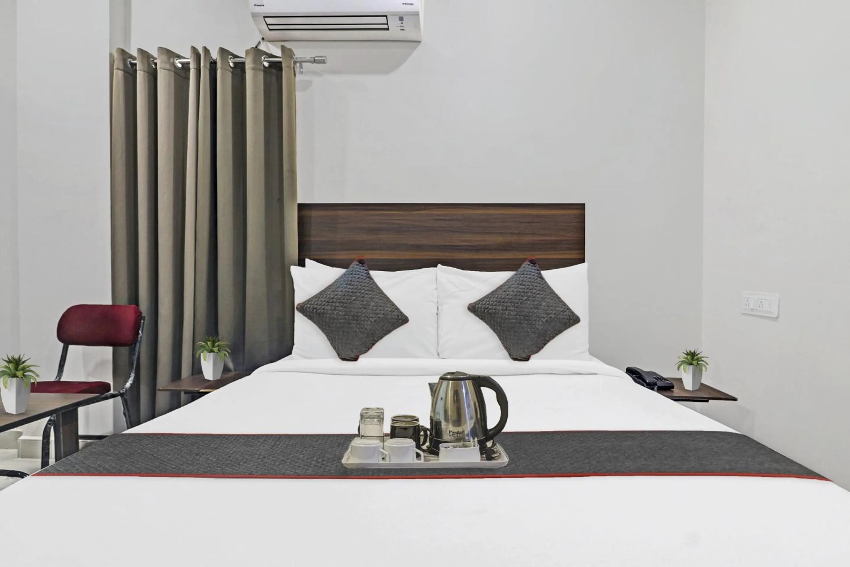 Bedroom, Bed in Collection O White House Near KIMS Kondapur