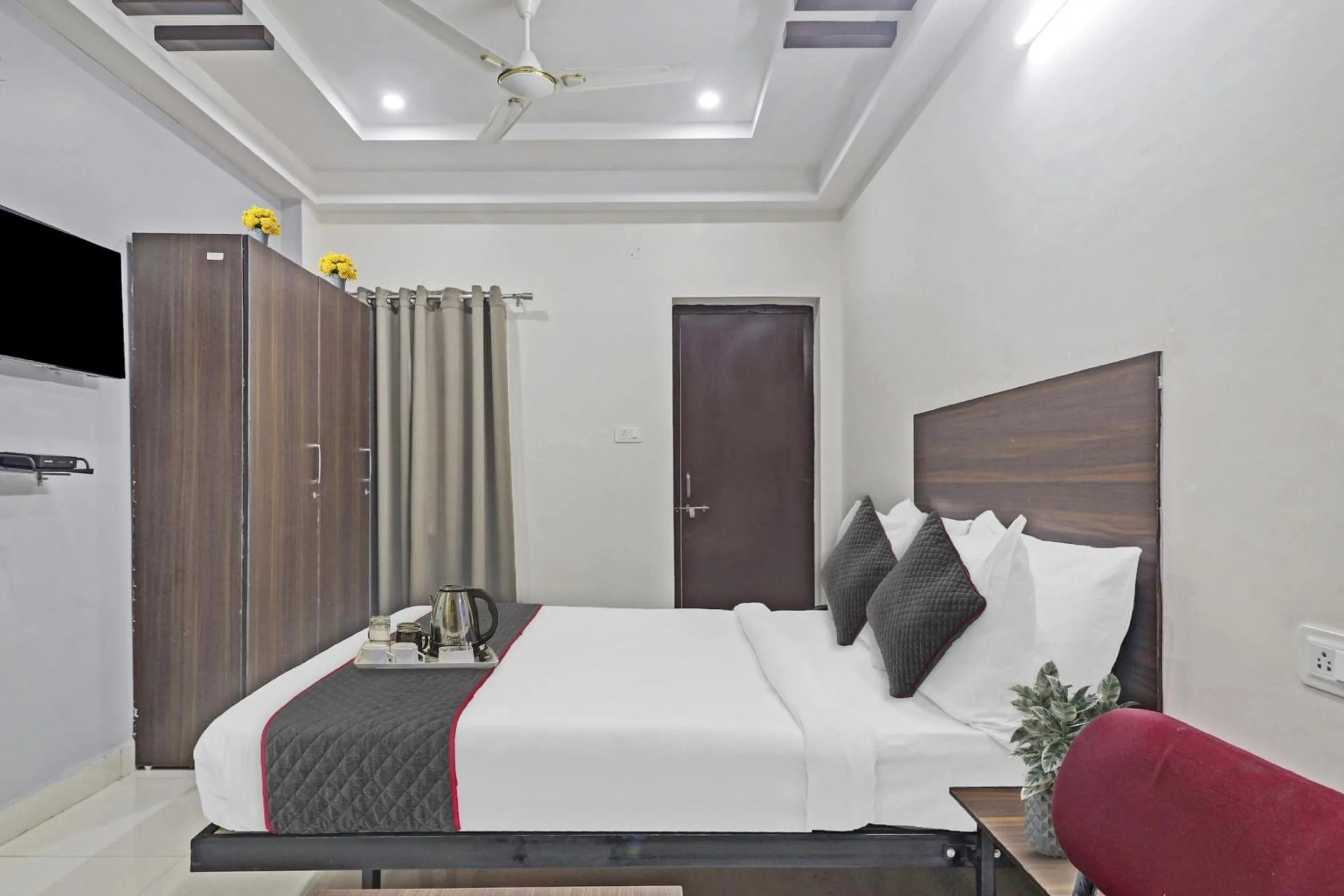 Bedroom, Bed in Collection O White House Near KIMS Kondapur