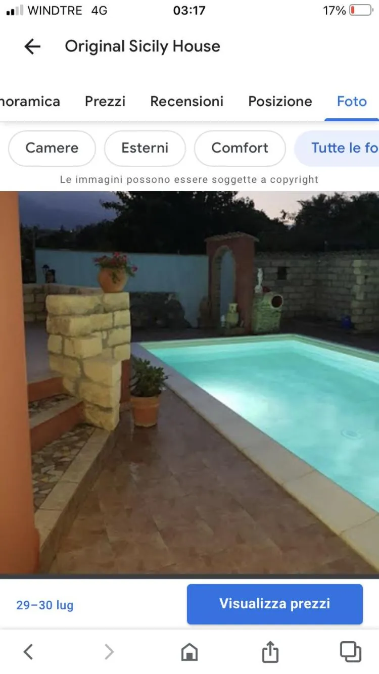 Swimming pool in Original Sicily