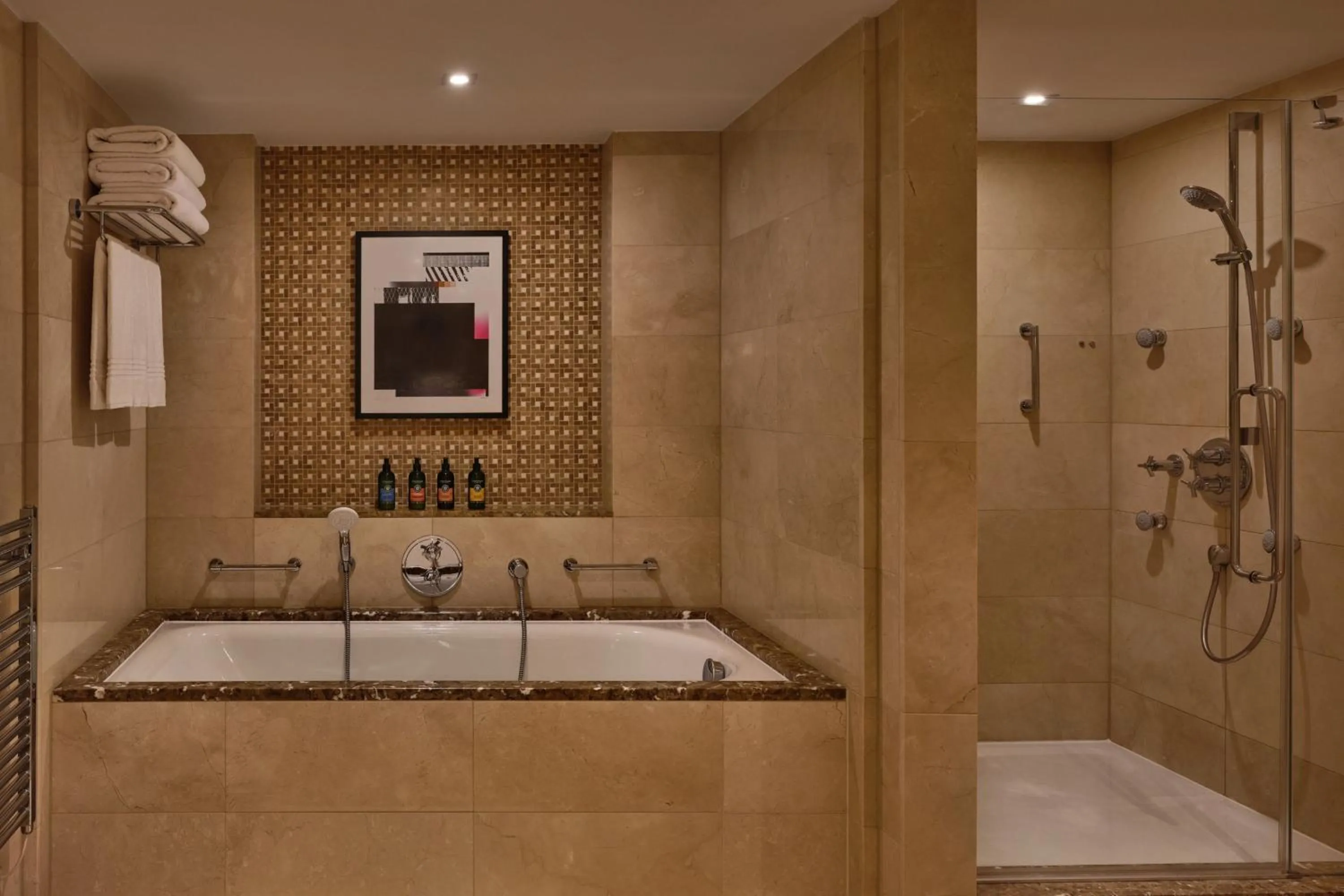 Bathroom in Budapest Marriott Hotel