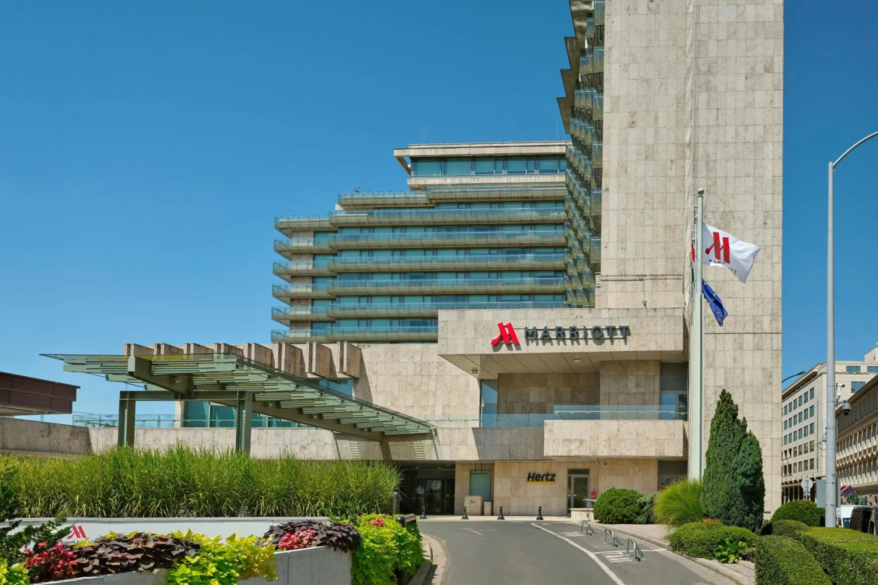 Property building in Budapest Marriott Hotel