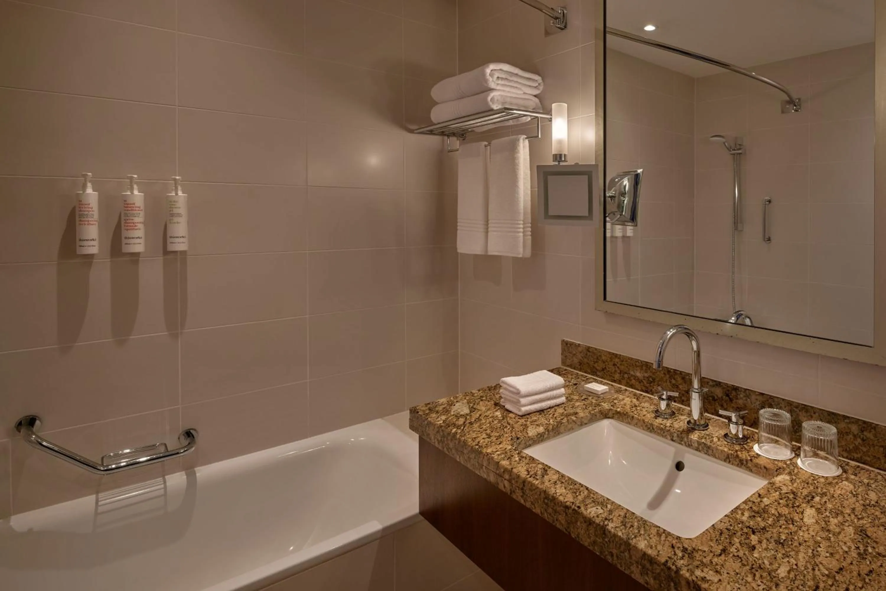 Bathroom in Budapest Marriott Hotel